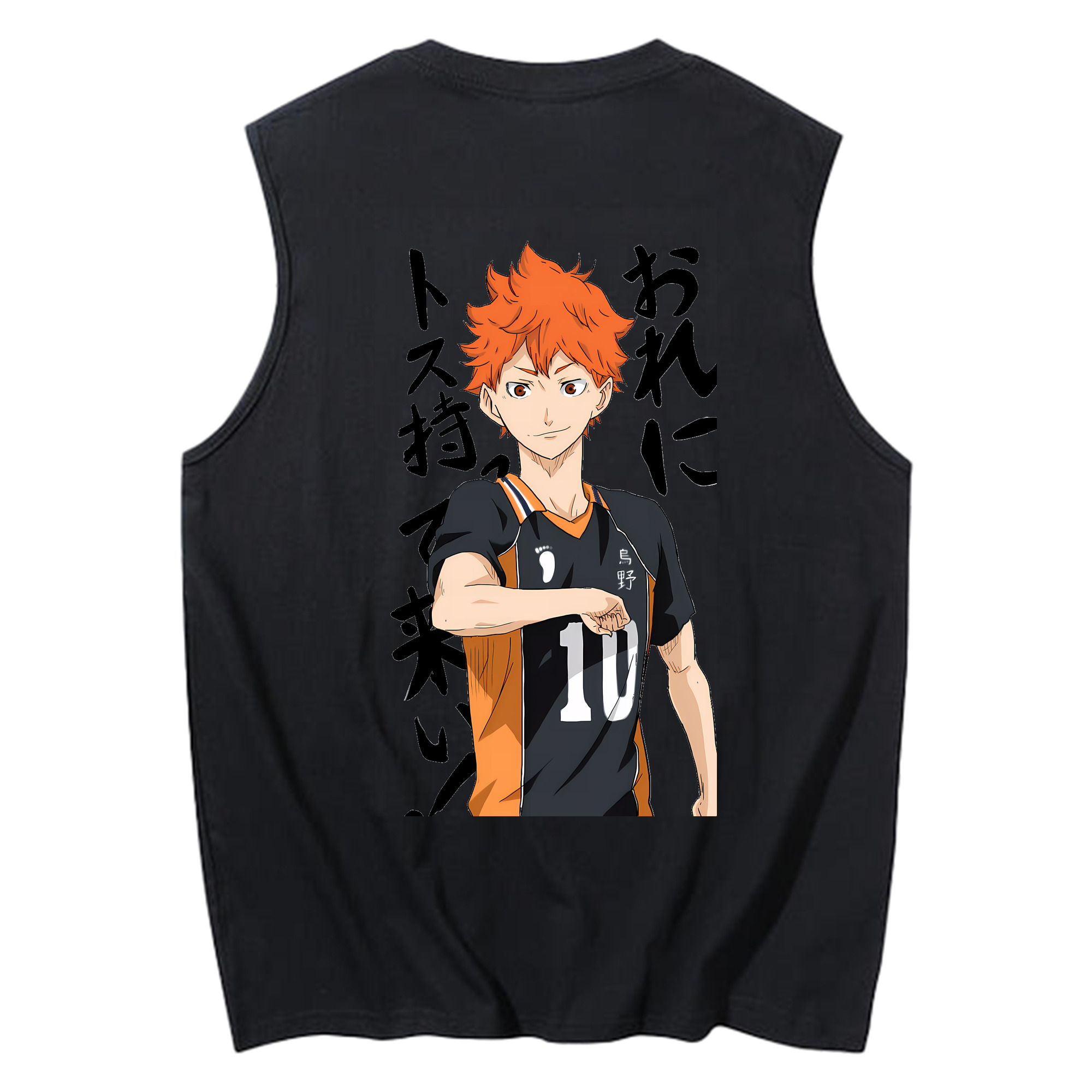 （画像用） ハイキュー!! Haikyu!! コットン100％タンクトップ（背面プリント）