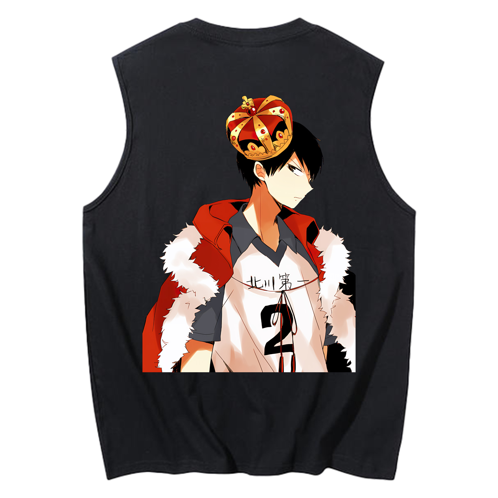 （画像用） ハイキュー!! Haikyu!! コットン100％タンクトップ（背面プリント）