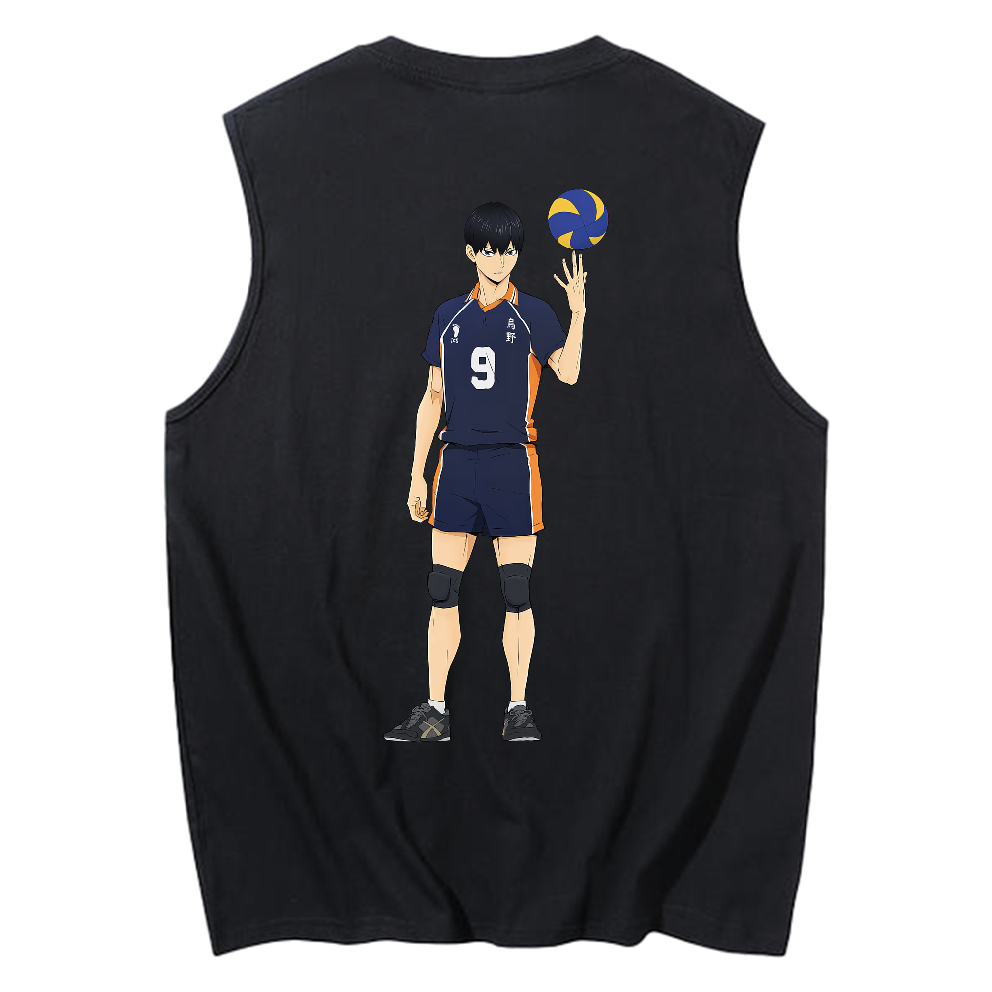 （画像用） ハイキュー!! Haikyu!! コットン100％タンクトップ（背面プリント）