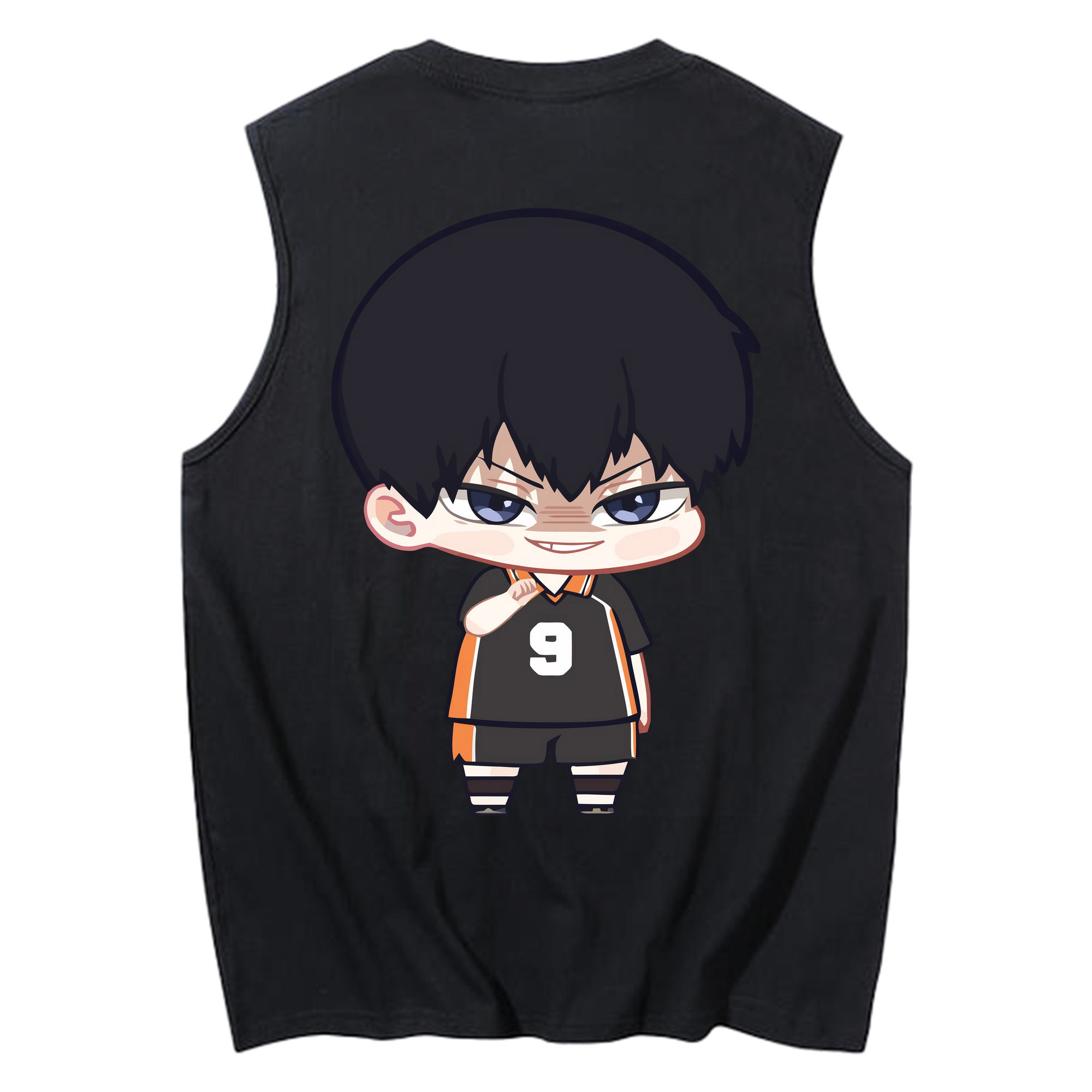 （画像用） ハイキュー!! Haikyu!! コットン100％タンクトップ（背面プリント）