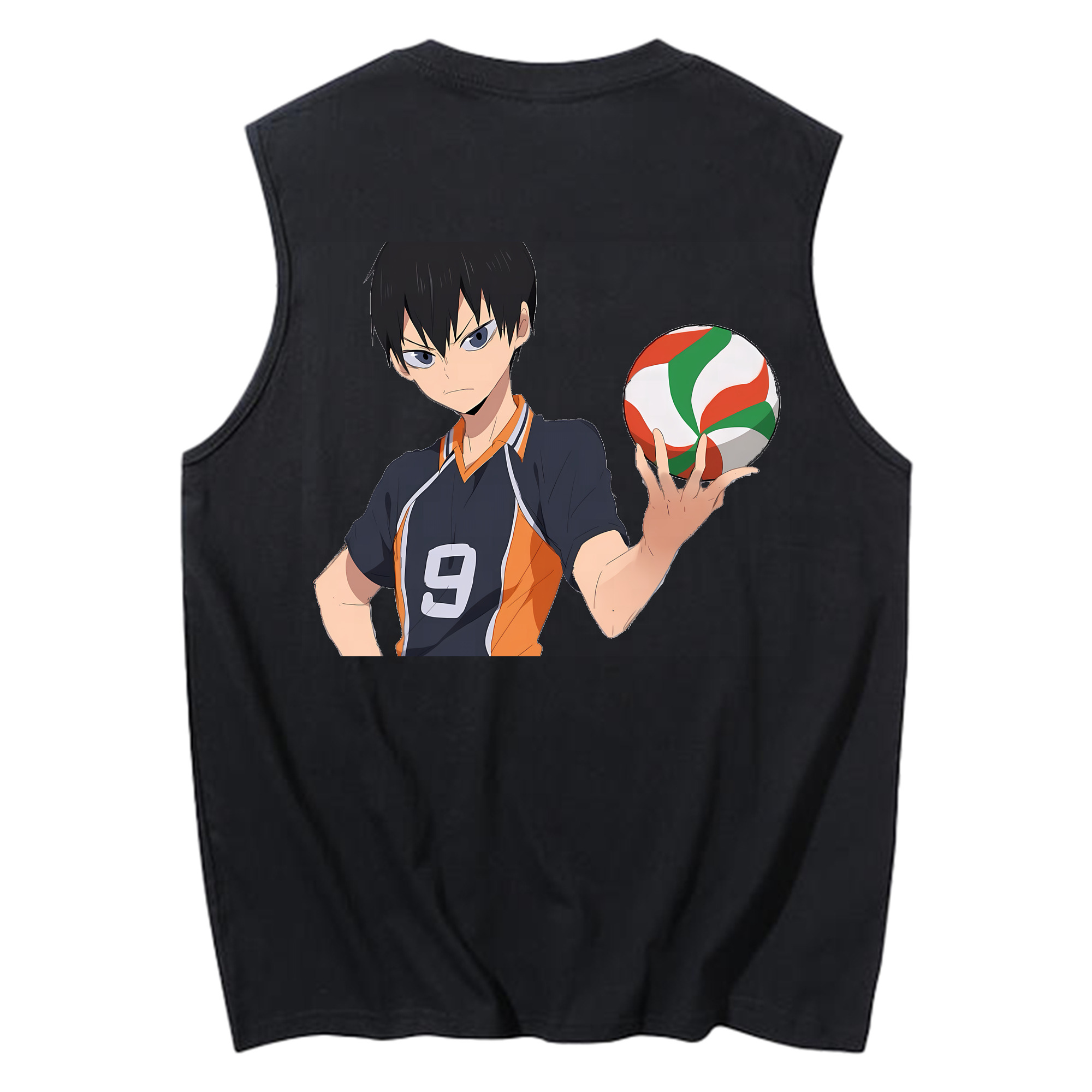 （画像用） ハイキュー!! Haikyu!! コットン100％タンクトップ（背面プリント）