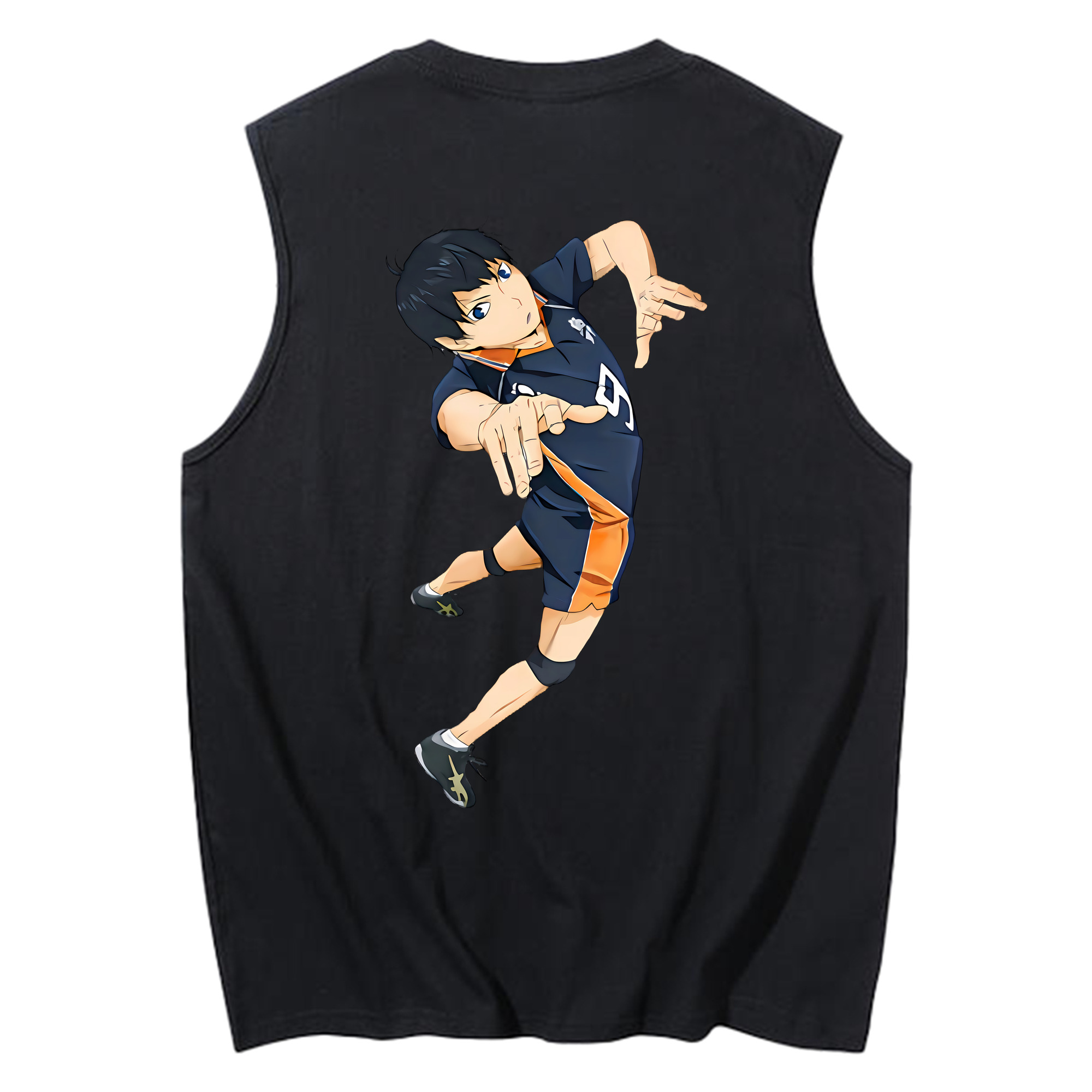 （画像用） ハイキュー!! Haikyu!! コットン100％タンクトップ（背面プリント）