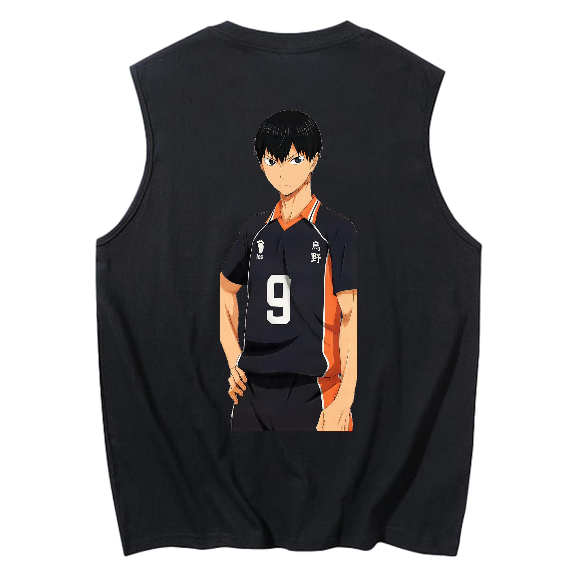（画像用） ハイキュー!! Haikyu!! コットン100％タンクトップ（背面プリント）