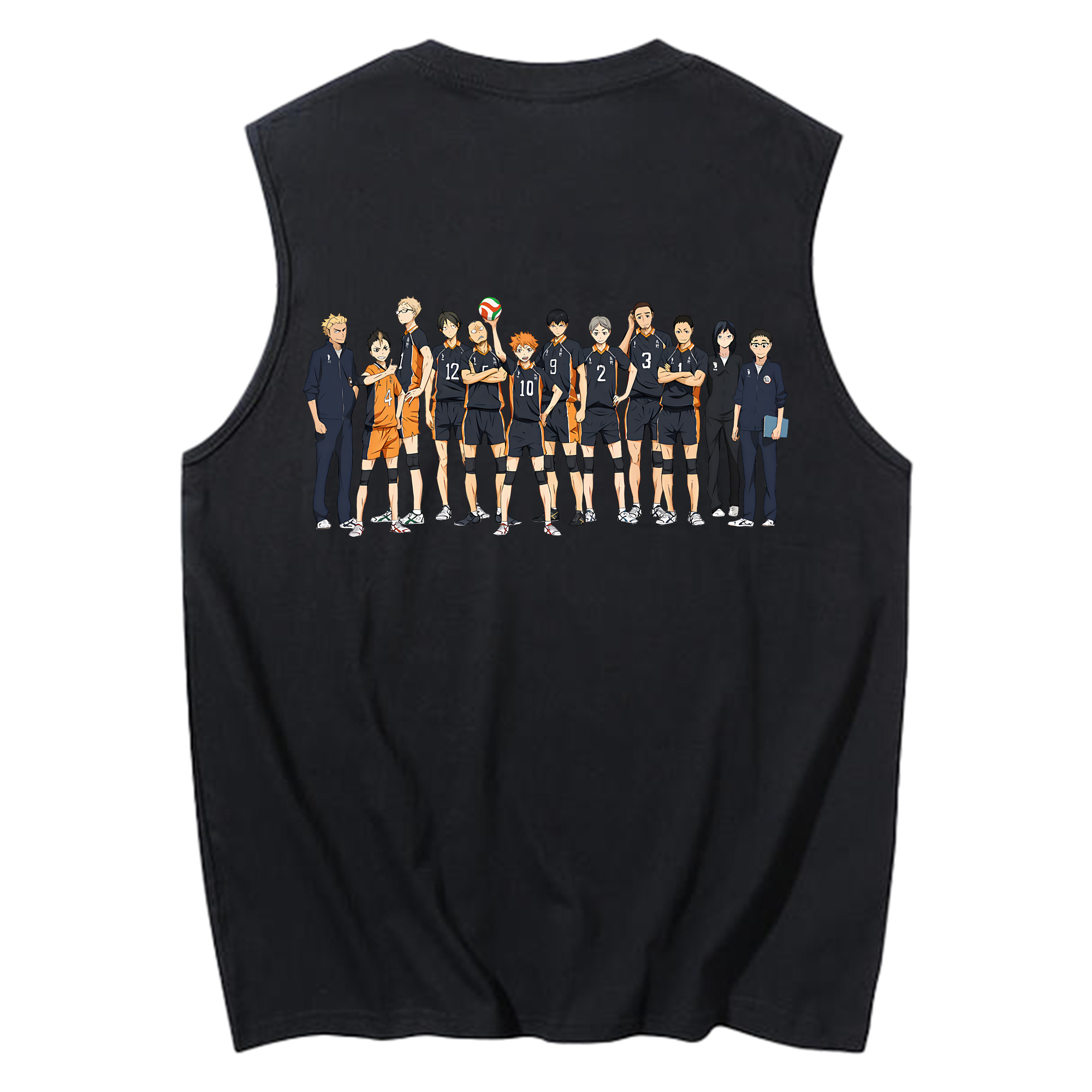 （画像用） ハイキュー!! Haikyu!! コットン100％タンクトップ（背面プリント）
