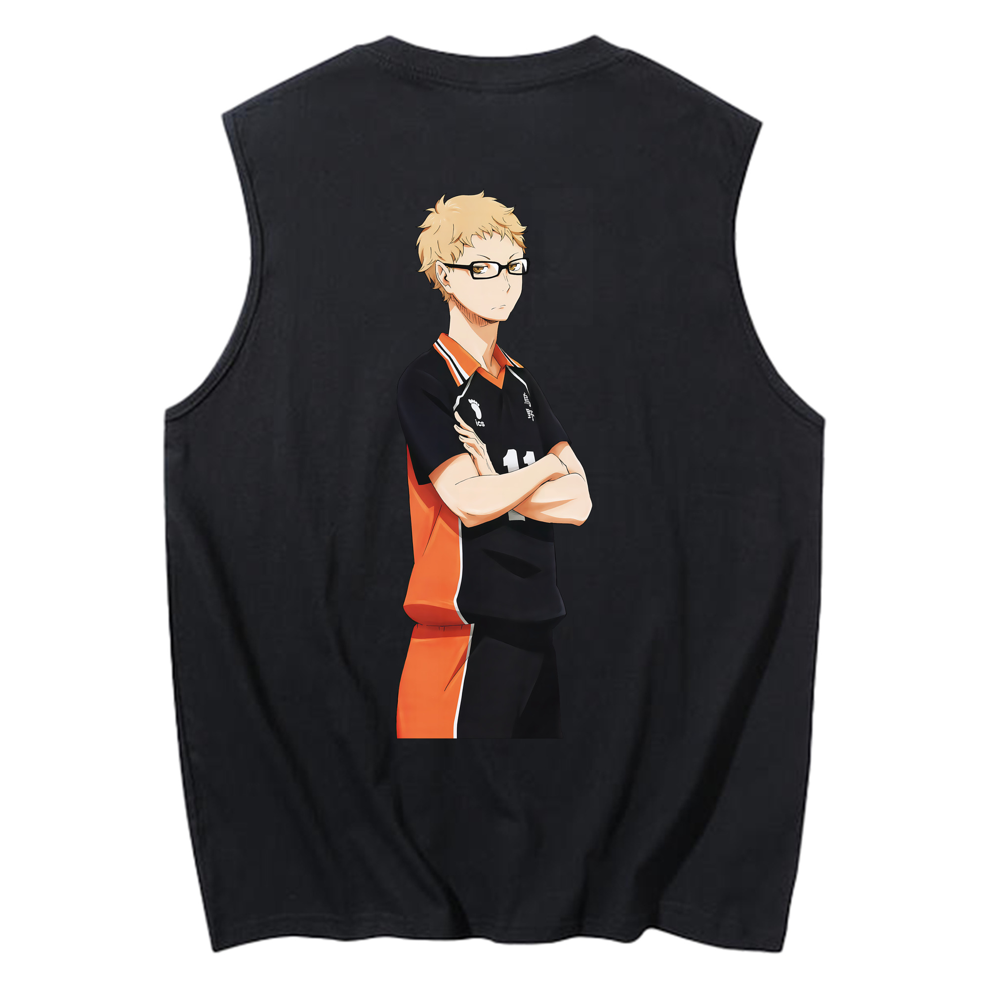 （画像用） ハイキュー!! Haikyu!! コットン100％タンクトップ（背面プリント）