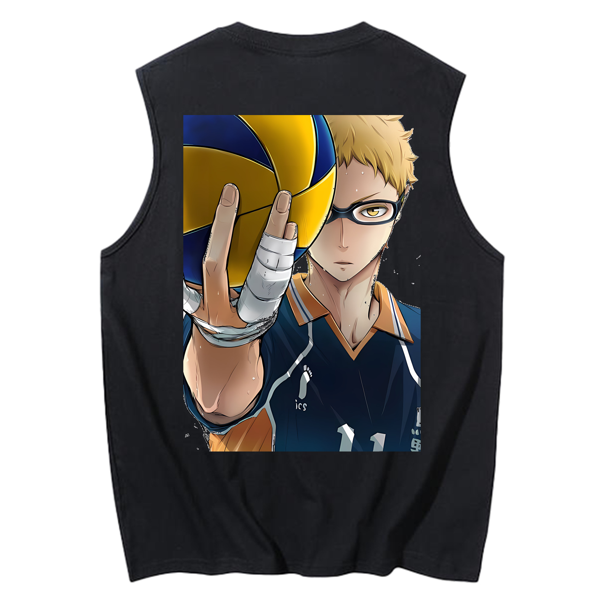 （画像用） ハイキュー!! Haikyu!! コットン100％タンクトップ（背面プリント）