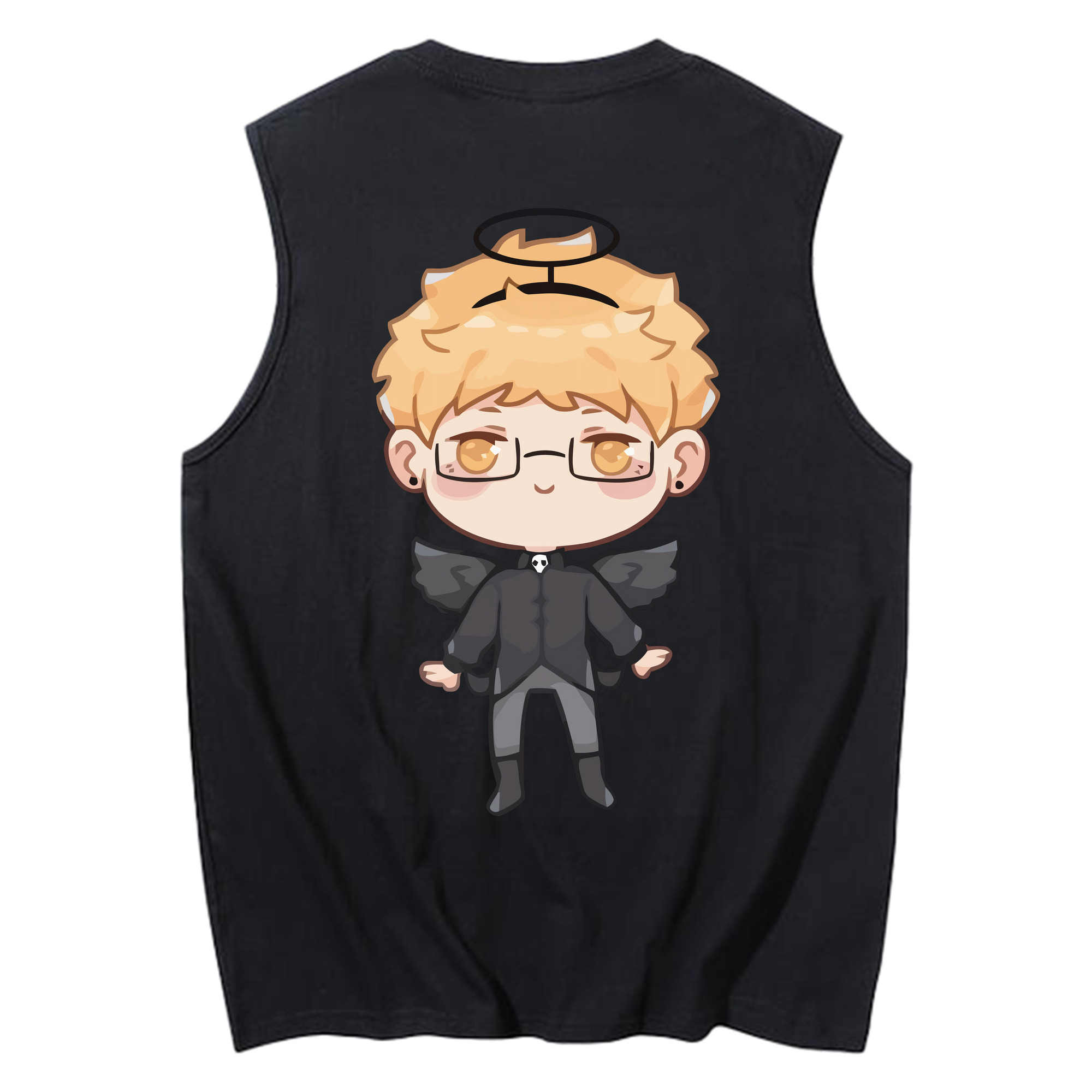 （画像用） ハイキュー!! Haikyu!! コットン100％タンクトップ（背面プリント）