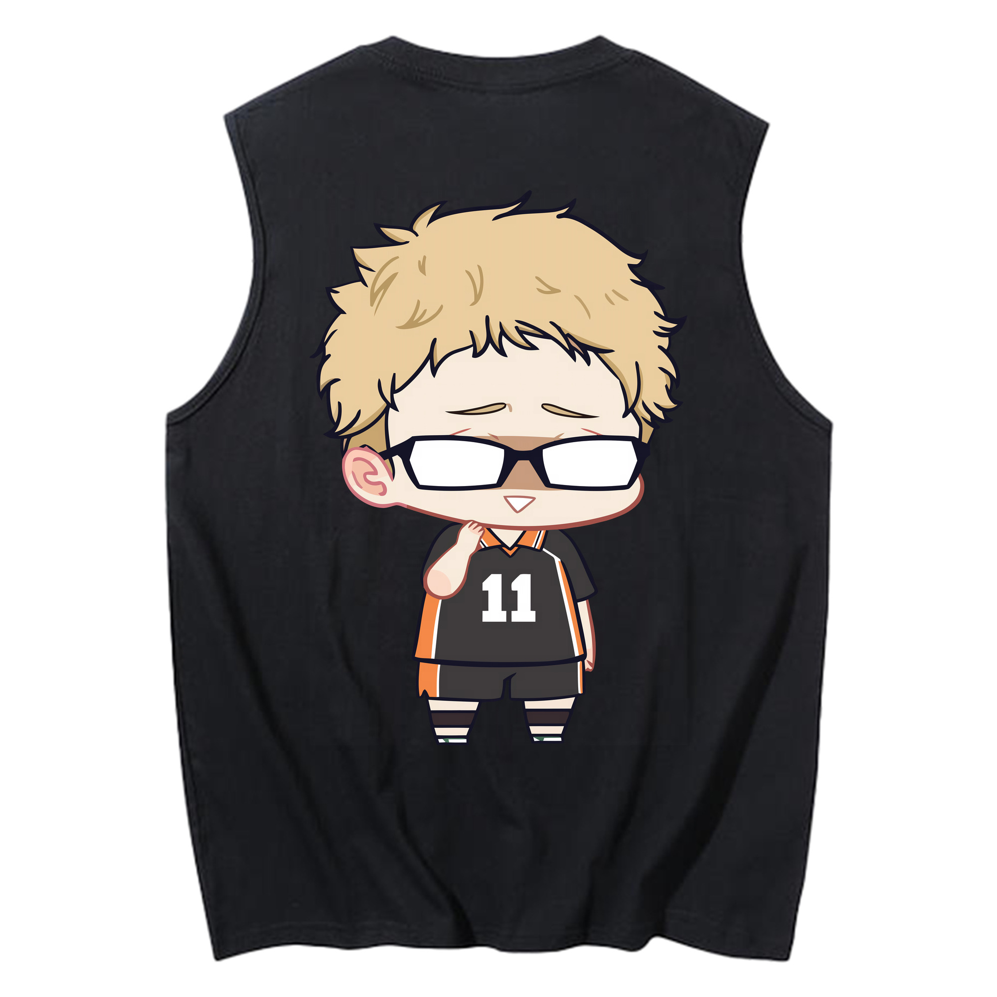 （画像用） ハイキュー!! Haikyu!! コットン100％タンクトップ（背面プリント）