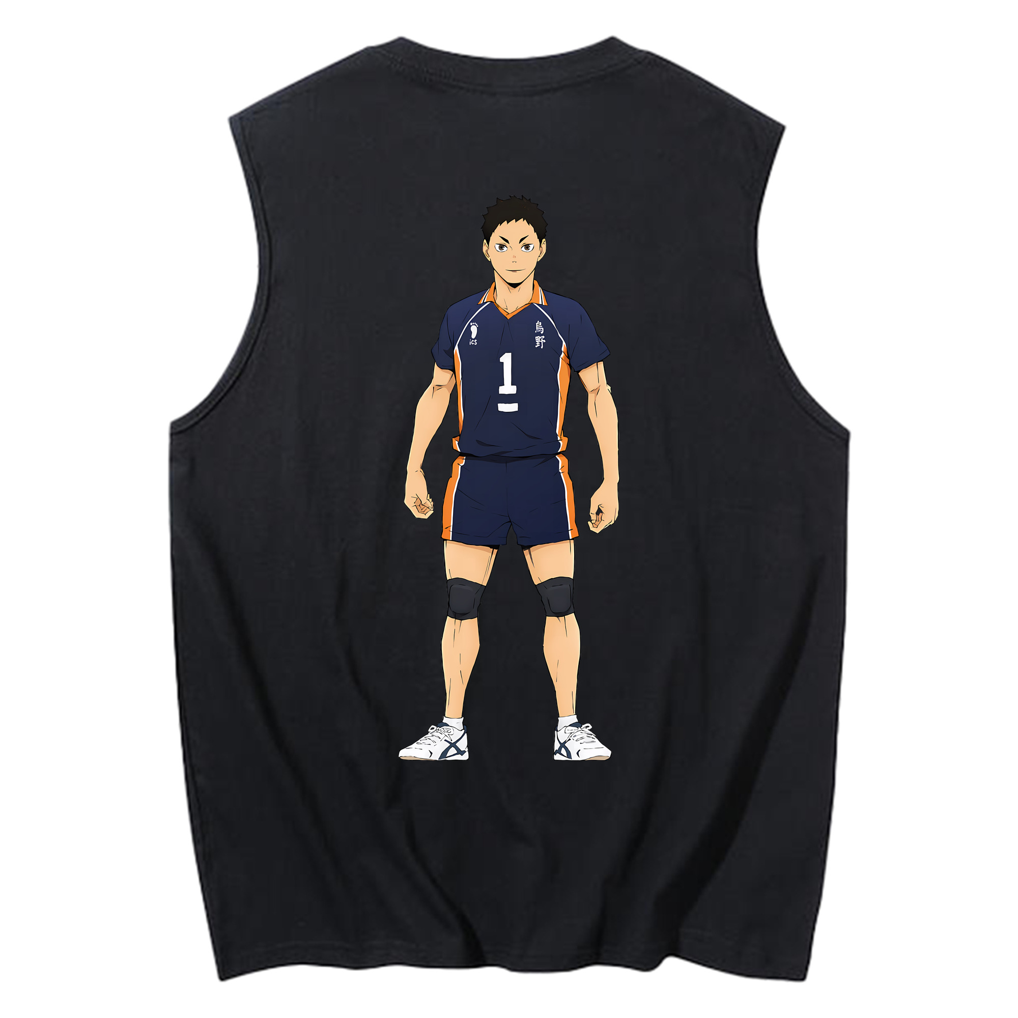 （画像用） ハイキュー!! Haikyu!! コットン100％タンクトップ（背面プリント）