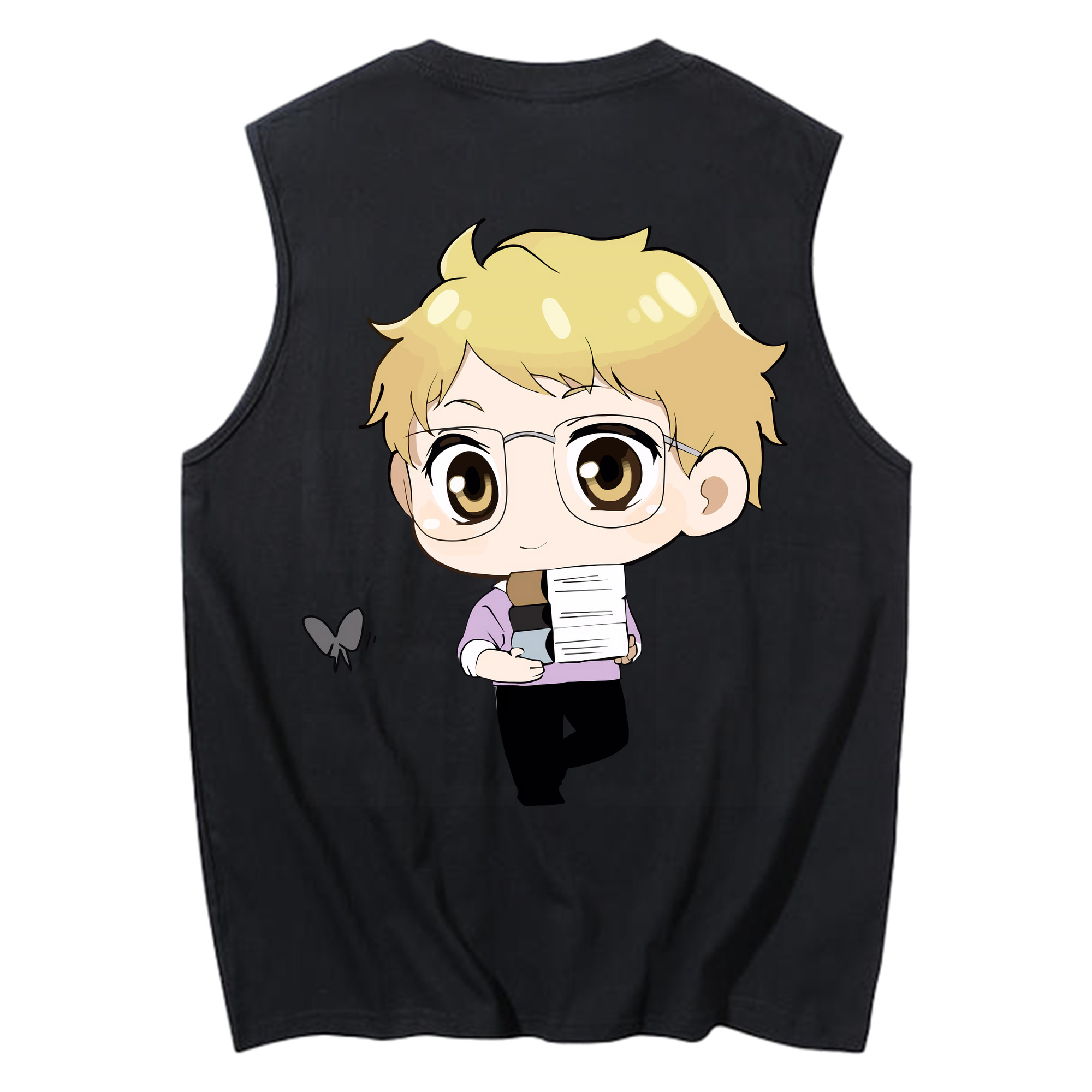 （画像用） ハイキュー!! Haikyu!! コットン100％タンクトップ（背面プリント）