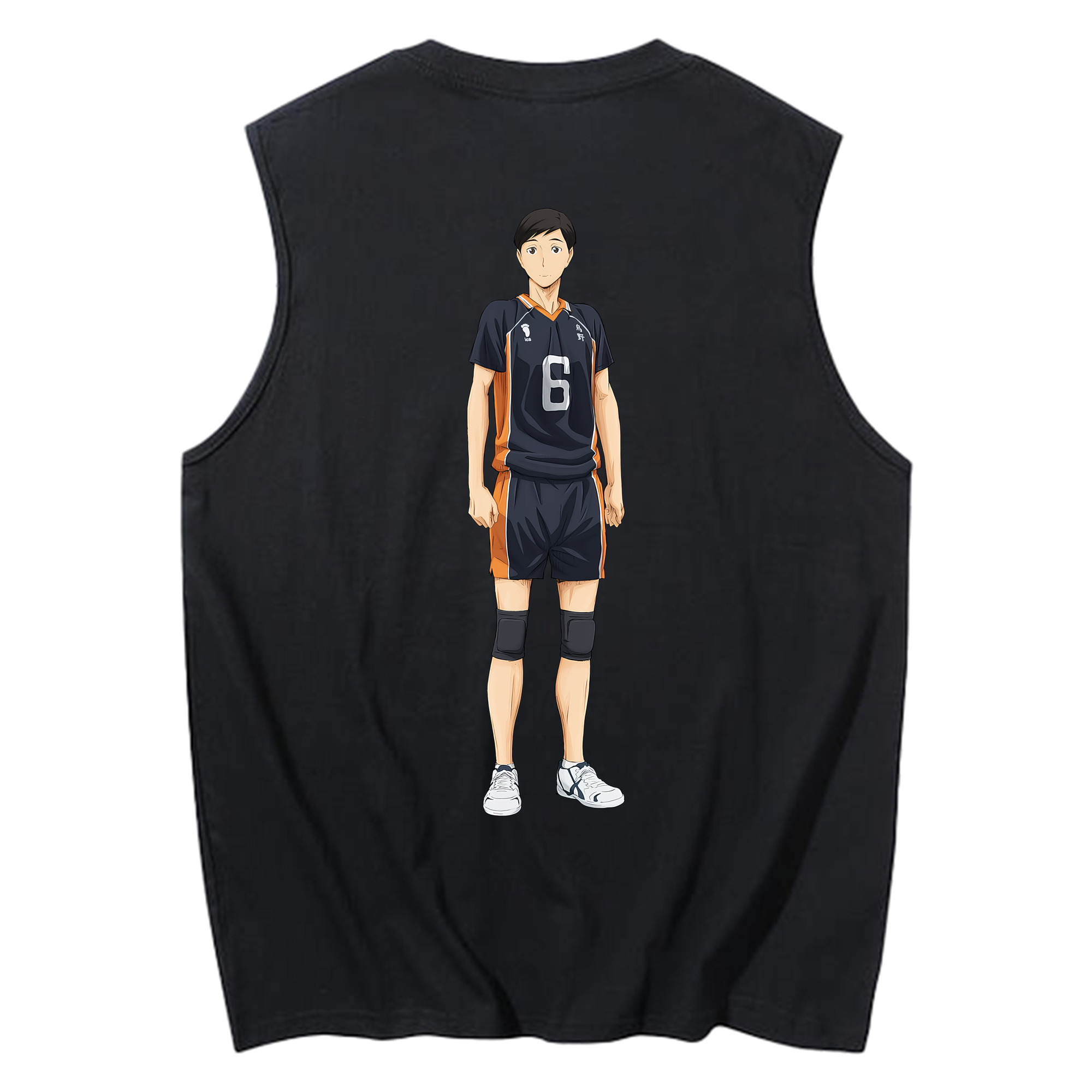 （画像用） ハイキュー!! Haikyu!! コットン100％タンクトップ（背面プリント）