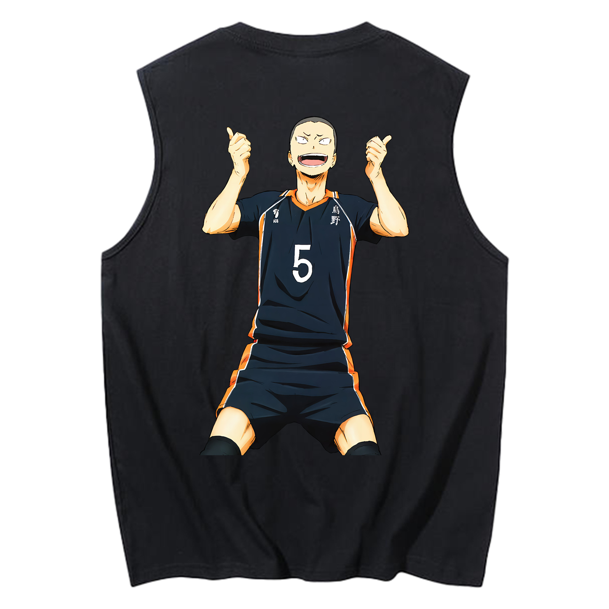 （画像用） ハイキュー!! Haikyu!! コットン100％タンクトップ（背面プリント）