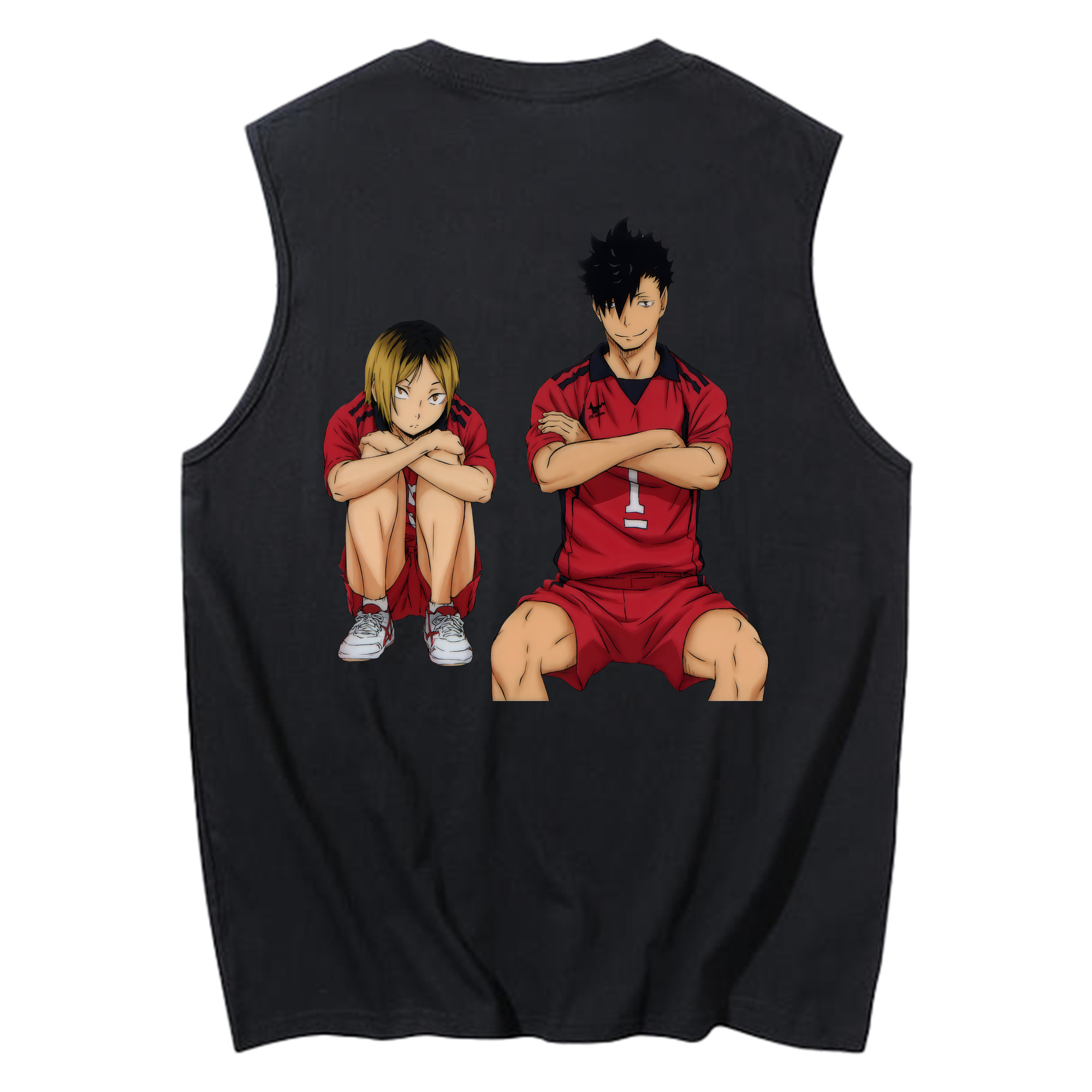 （画像用） ハイキュー!! Haikyu!! コットン100％タンクトップ（背面プリント）