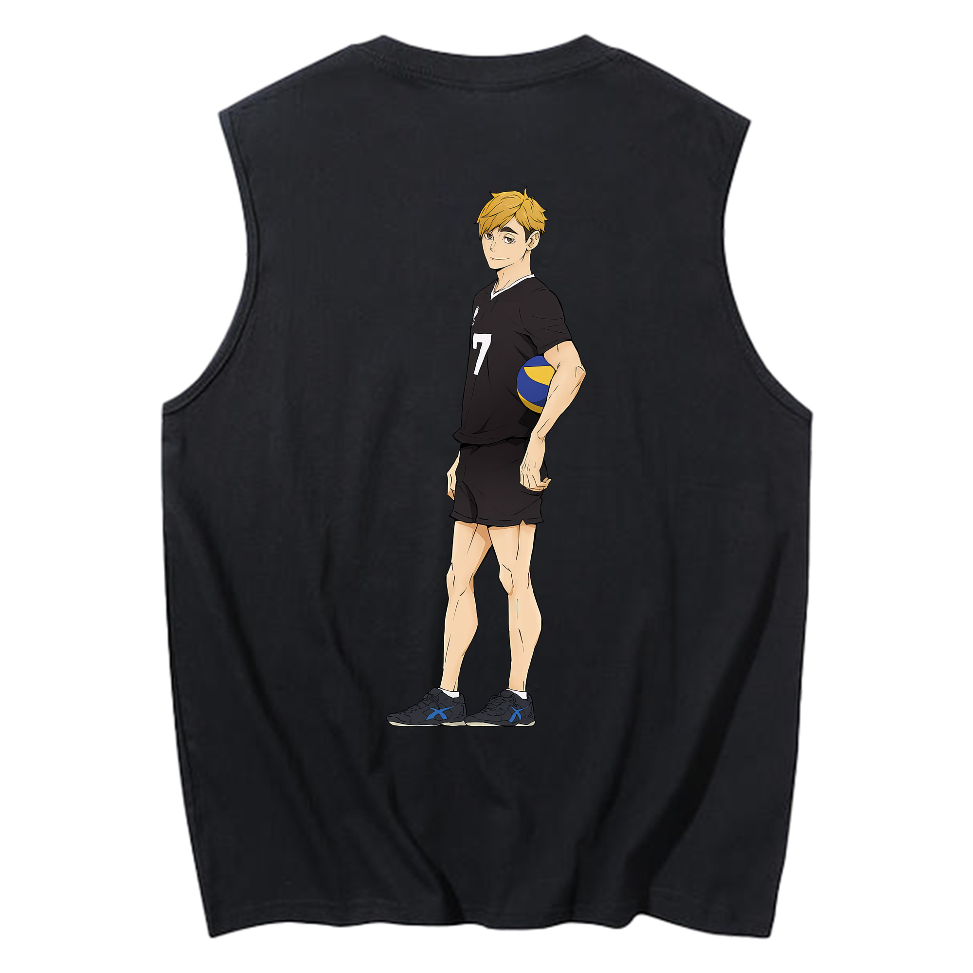 （画像用） ハイキュー!! Haikyu!! コットン100％タンクトップ（背面プリント）