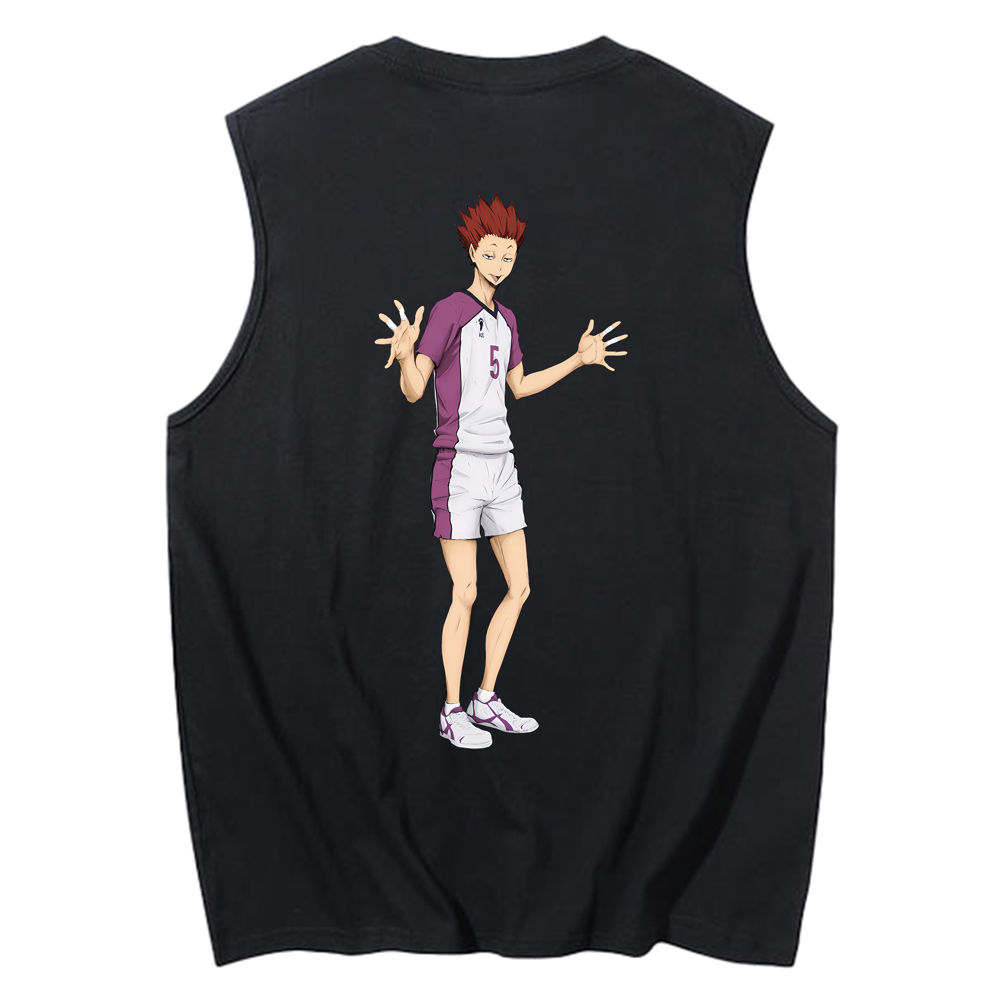 （画像用） ハイキュー!! Haikyu!! コットン100％タンクトップ（背面プリント）