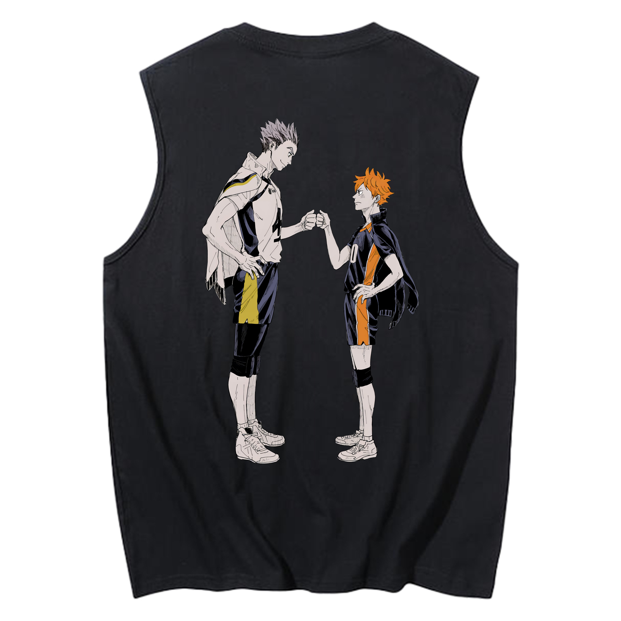 （画像用） ハイキュー!! Haikyu!! コットン100％タンクトップ（背面プリント）