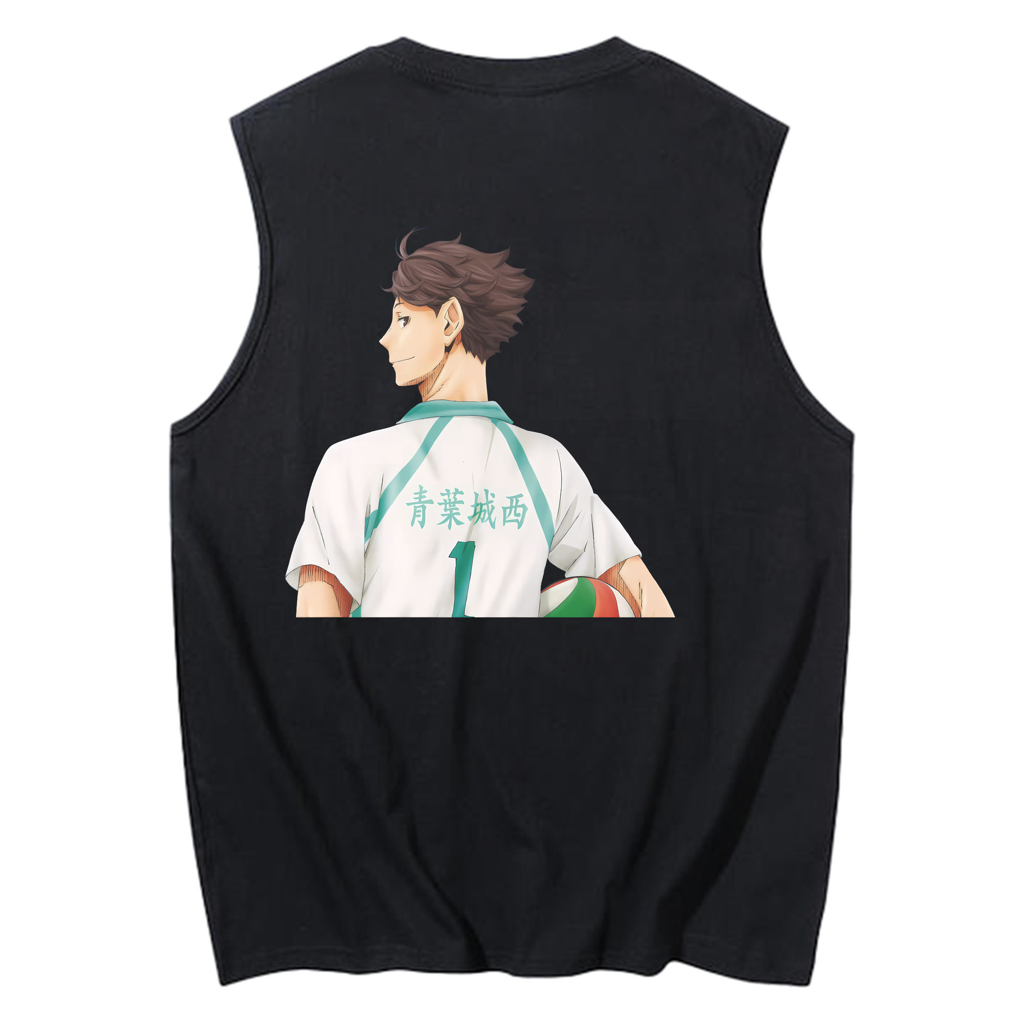 （画像用） ハイキュー!! Haikyu!! コットン100％タンクトップ（背面プリント）