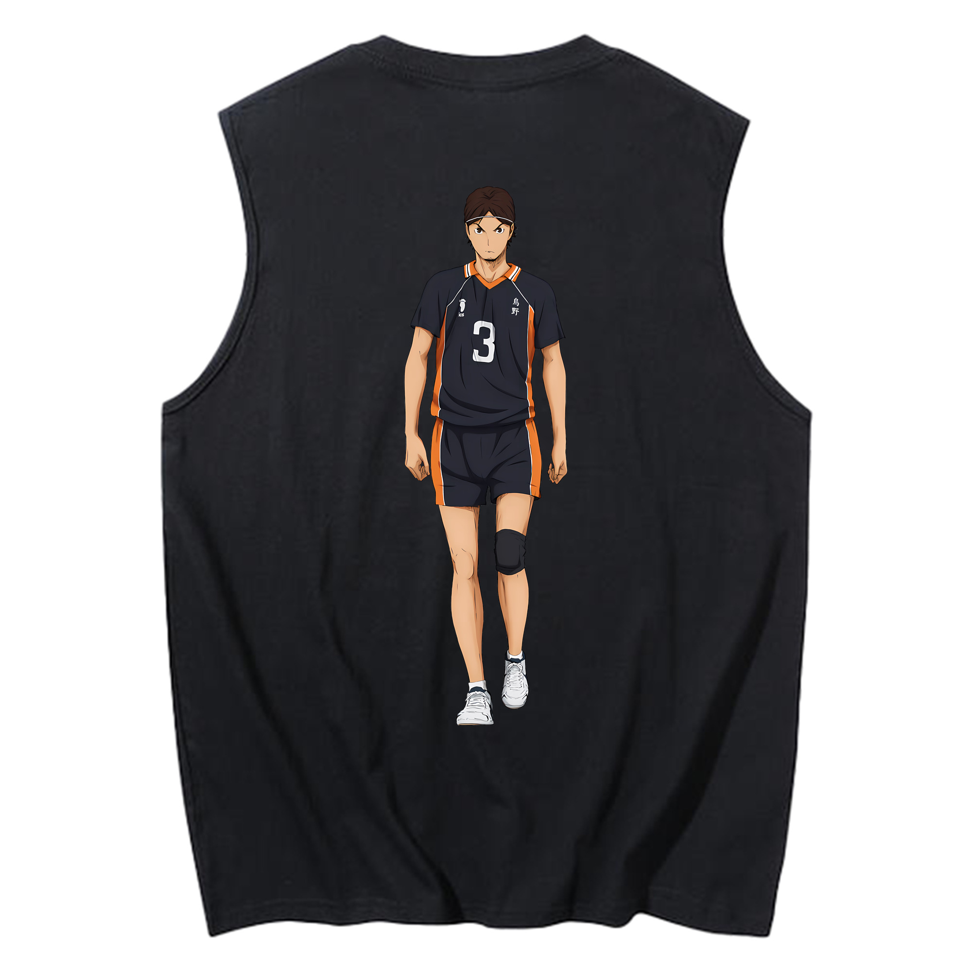 （画像用） ハイキュー!! Haikyu!! コットン100％タンクトップ（背面プリント）
