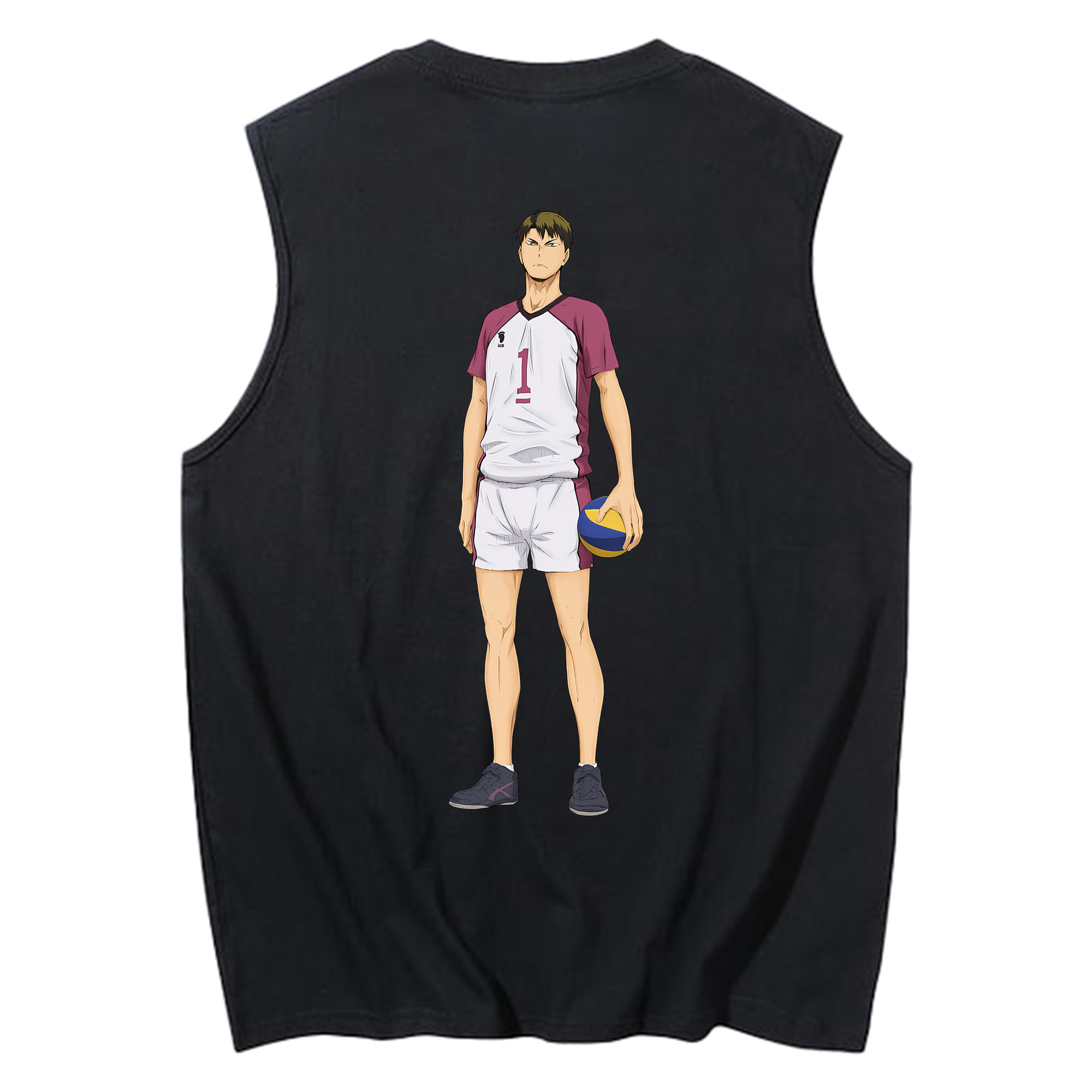 （画像用） ハイキュー!! Haikyu!! コットン100％タンクトップ（背面プリント）