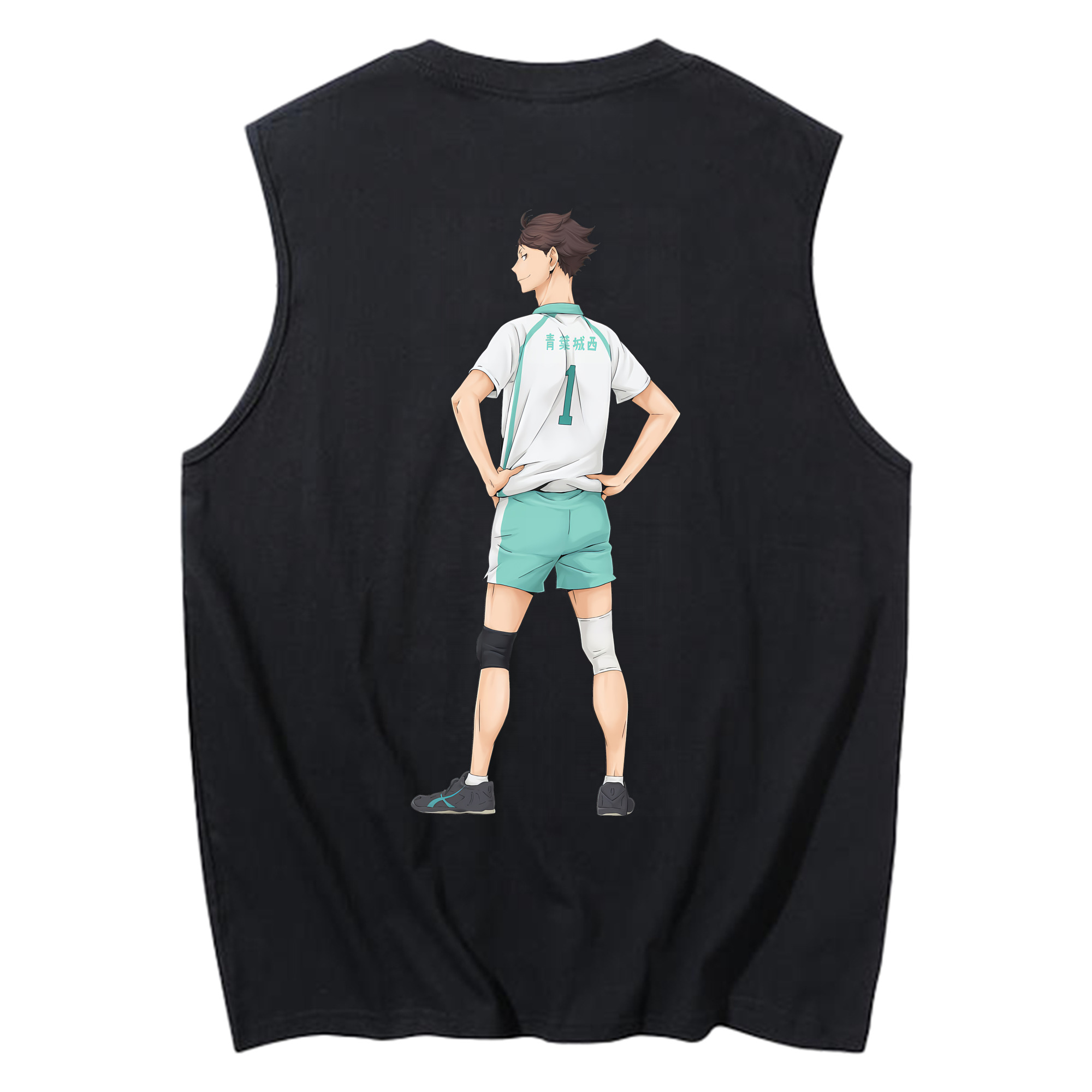 （画像用） ハイキュー!! Haikyu!! コットン100％タンクトップ（背面プリント）