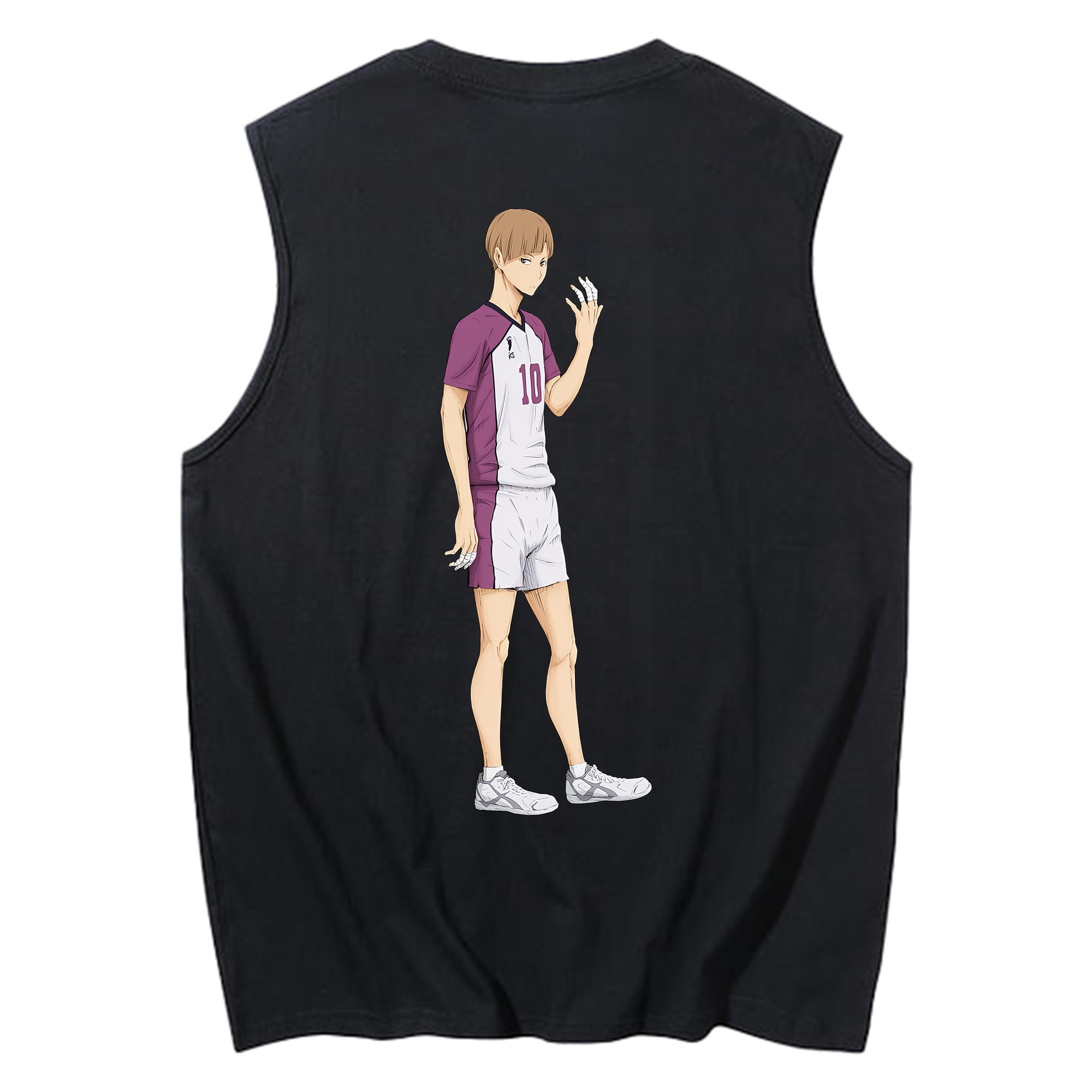 （画像用） ハイキュー!! Haikyu!! コットン100％タンクトップ（背面プリント）