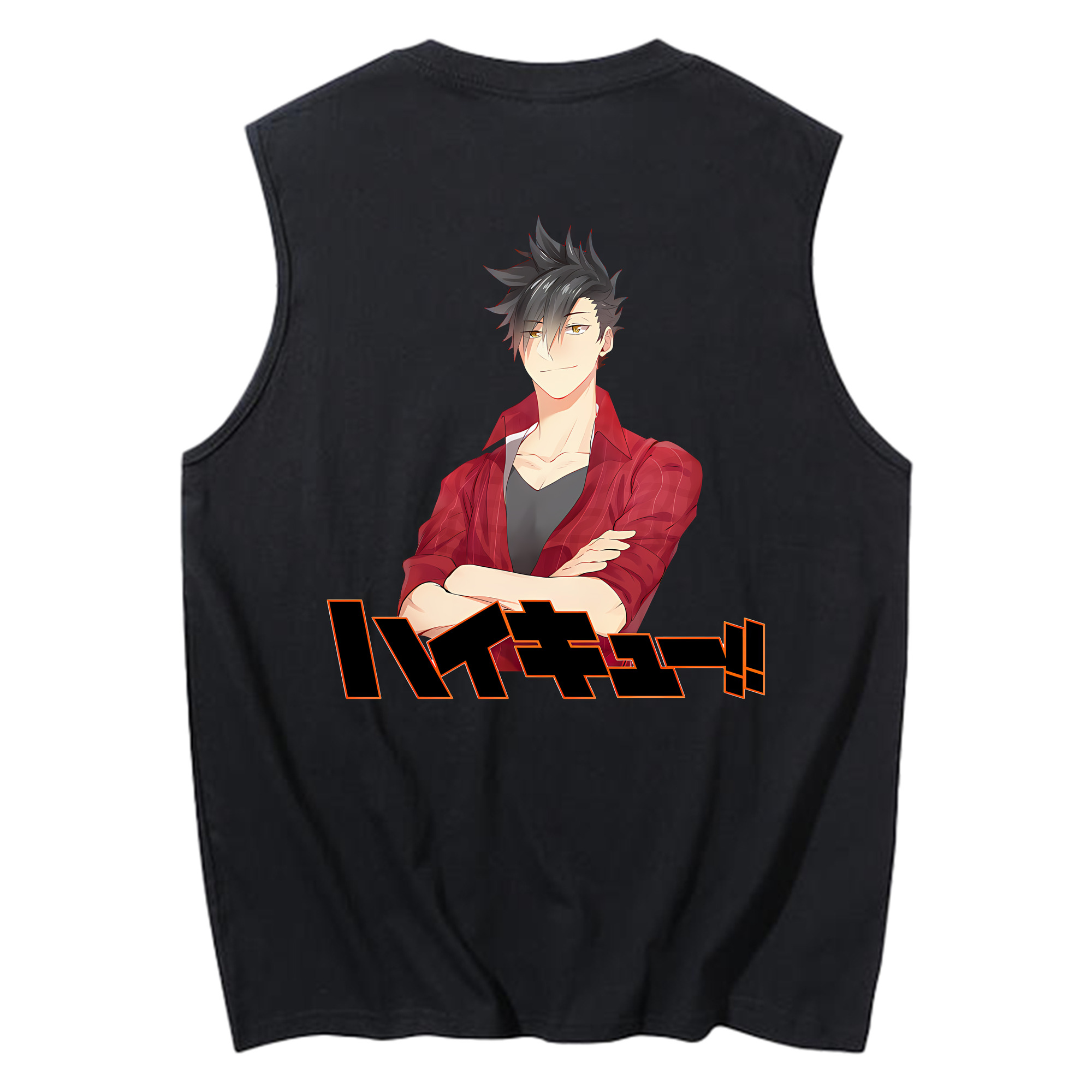（画像用） ハイキュー!! Haikyu!! コットン100％タンクトップ（背面プリント）
