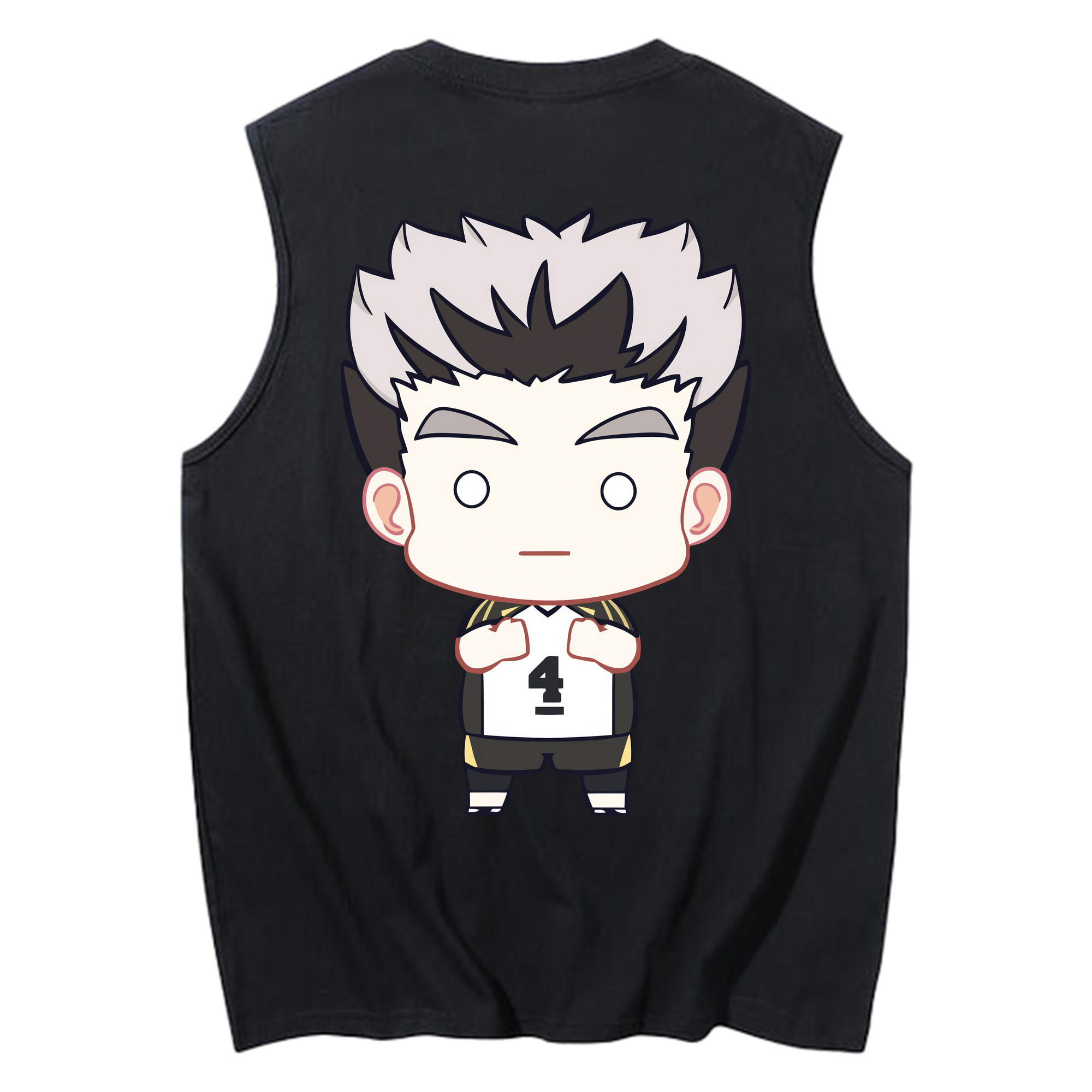 （画像用） ハイキュー!! Haikyu!! コットン100％タンクトップ（背面プリント）