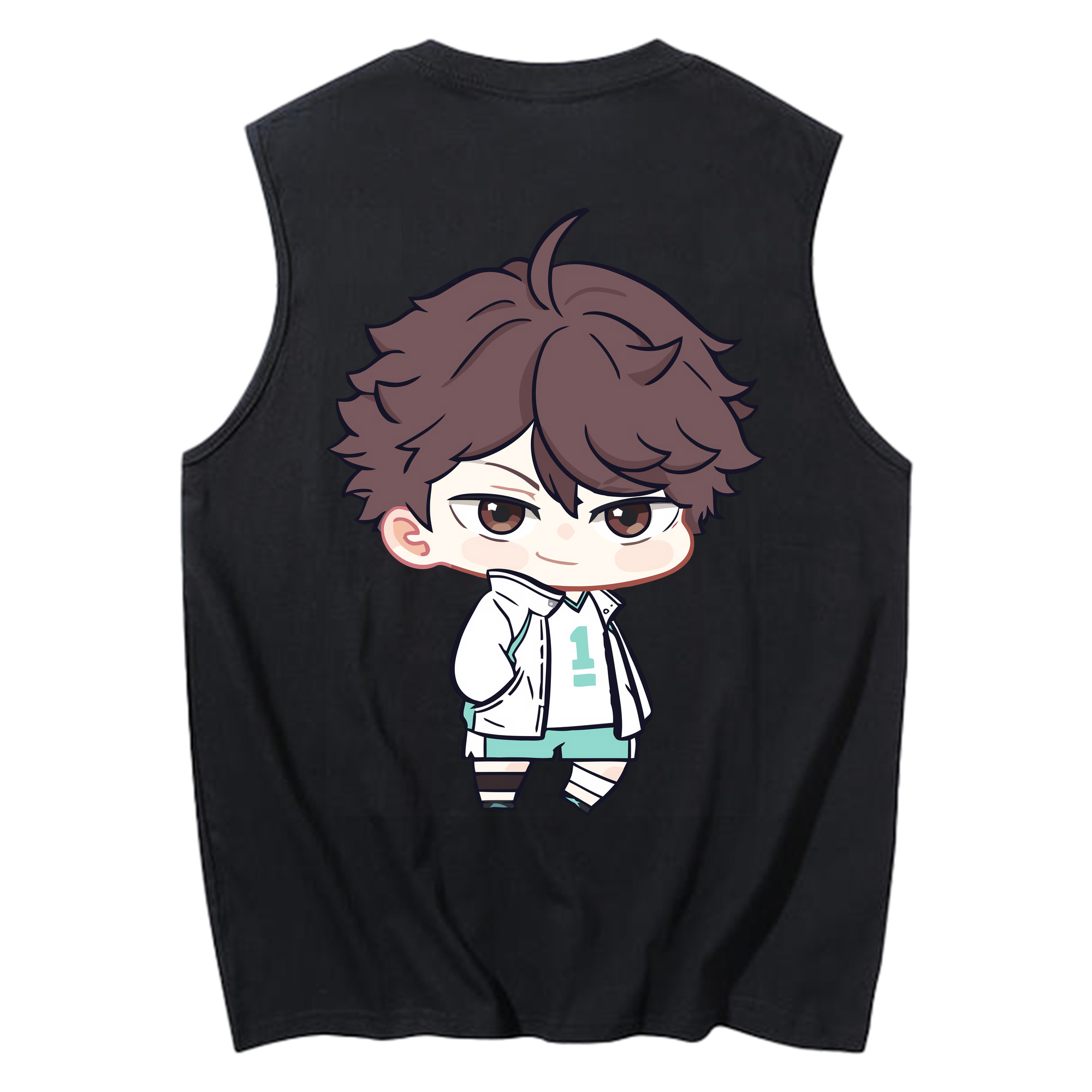 （画像用） ハイキュー!! Haikyu!! コットン100％タンクトップ（背面プリント）