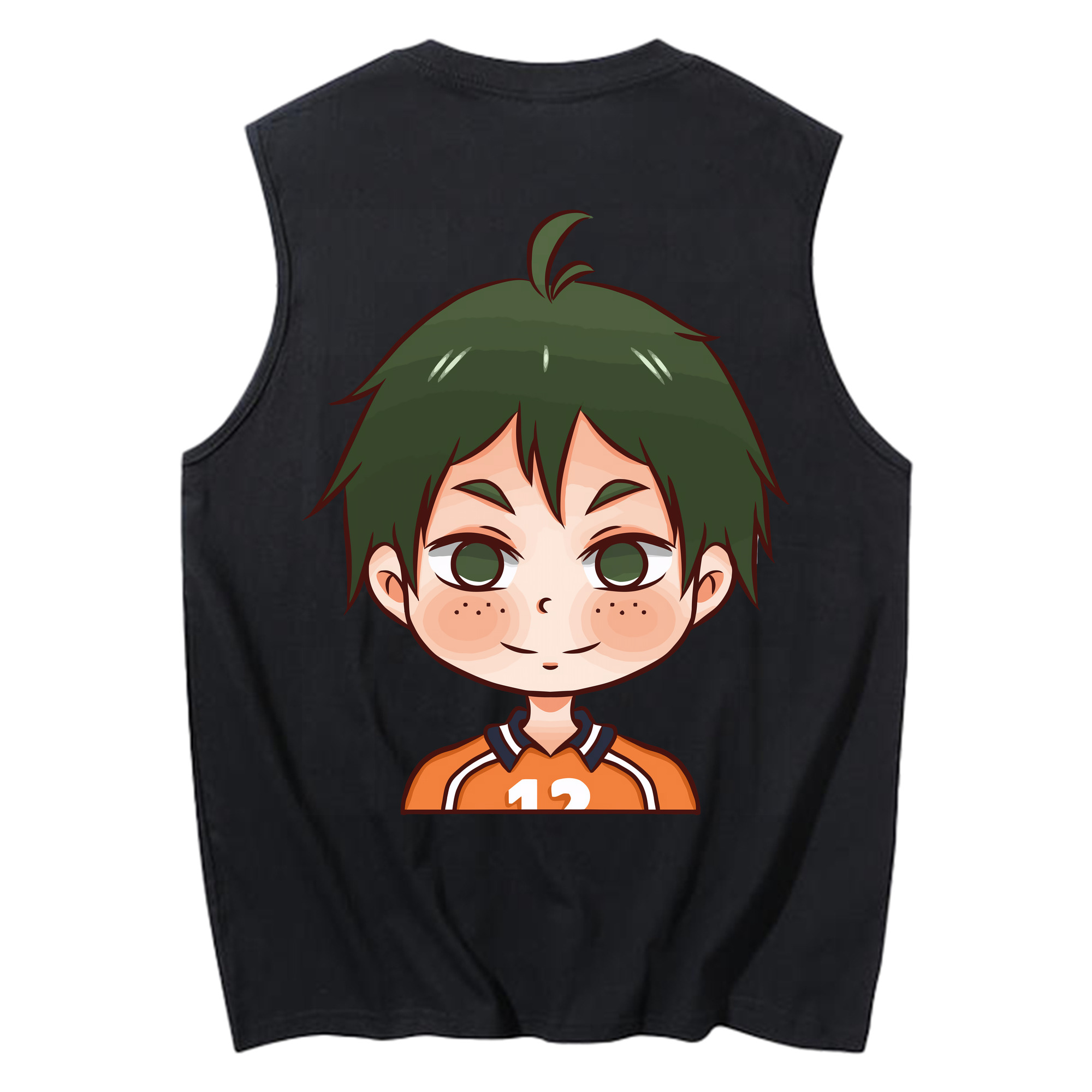 （画像用） ハイキュー!! Haikyu!! コットン100％タンクトップ（背面プリント）