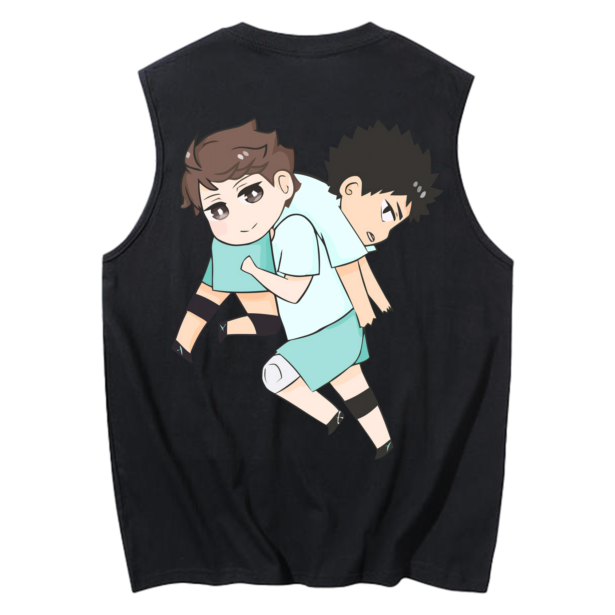 （画像用） ハイキュー!! Haikyu!! コットン100％タンクトップ（背面プリント）