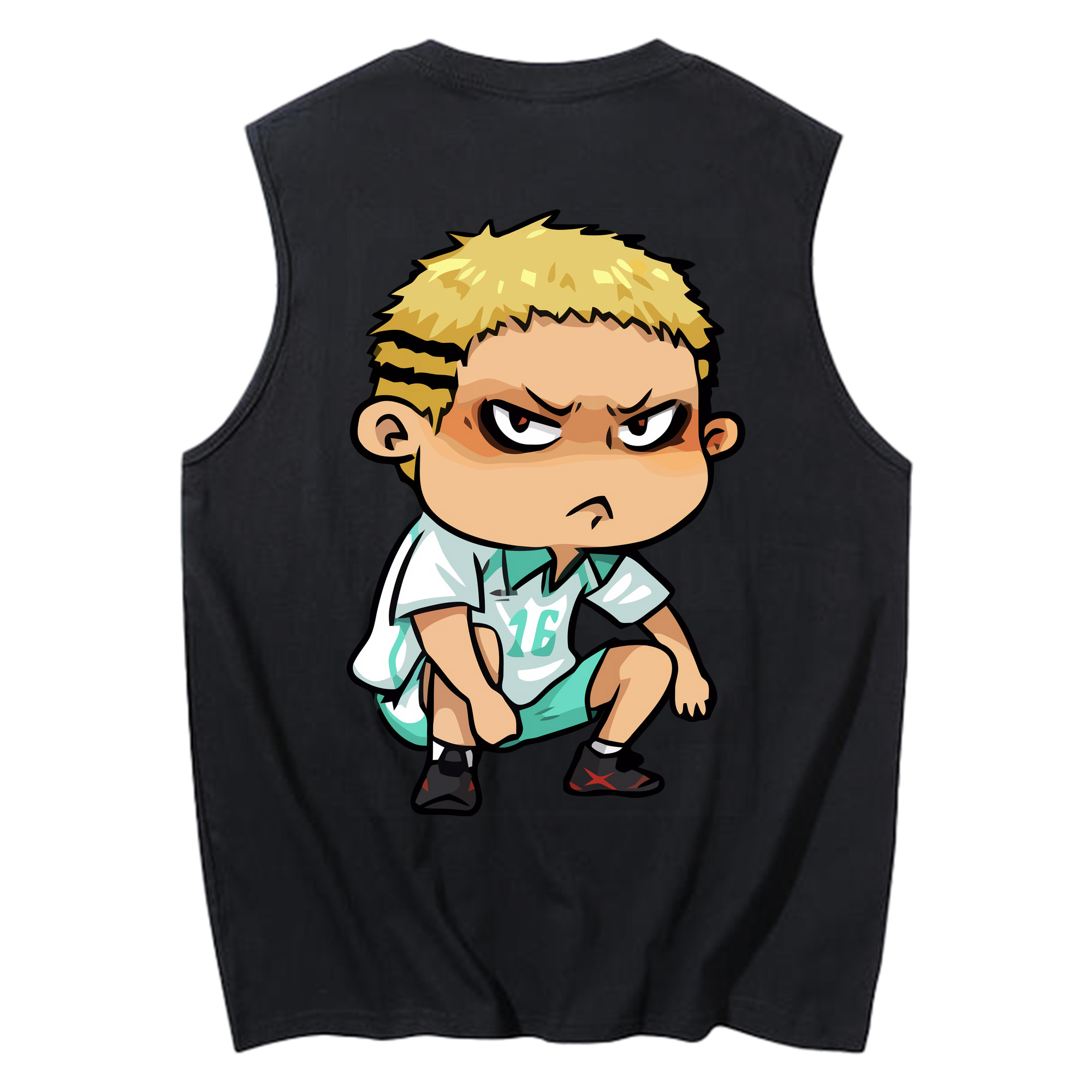 （画像用） ハイキュー!! Haikyu!! コットン100％タンクトップ（背面プリント）