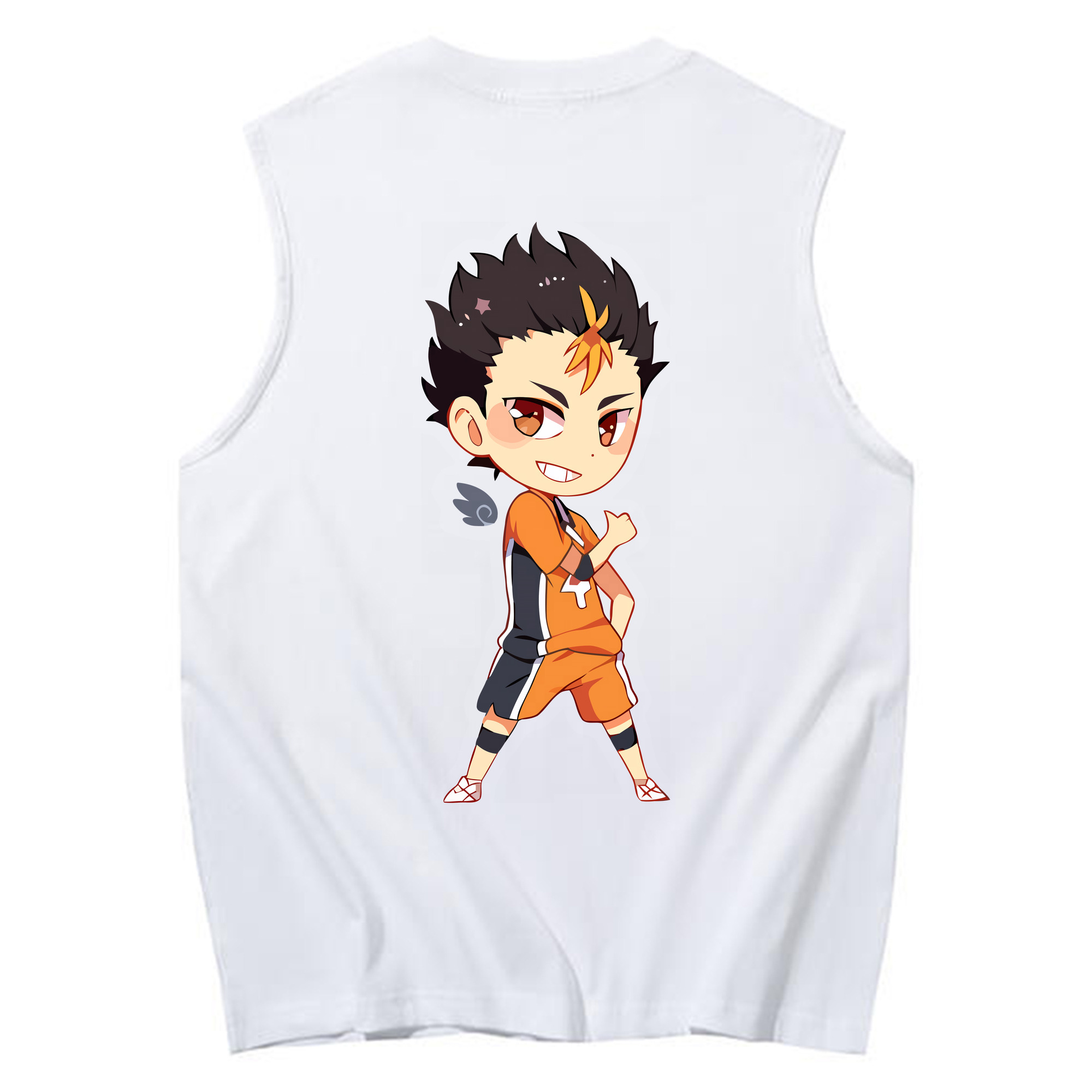（画像用） ハイキュー!! Haikyu!! コットン100％タンクトップ（背面プリント）