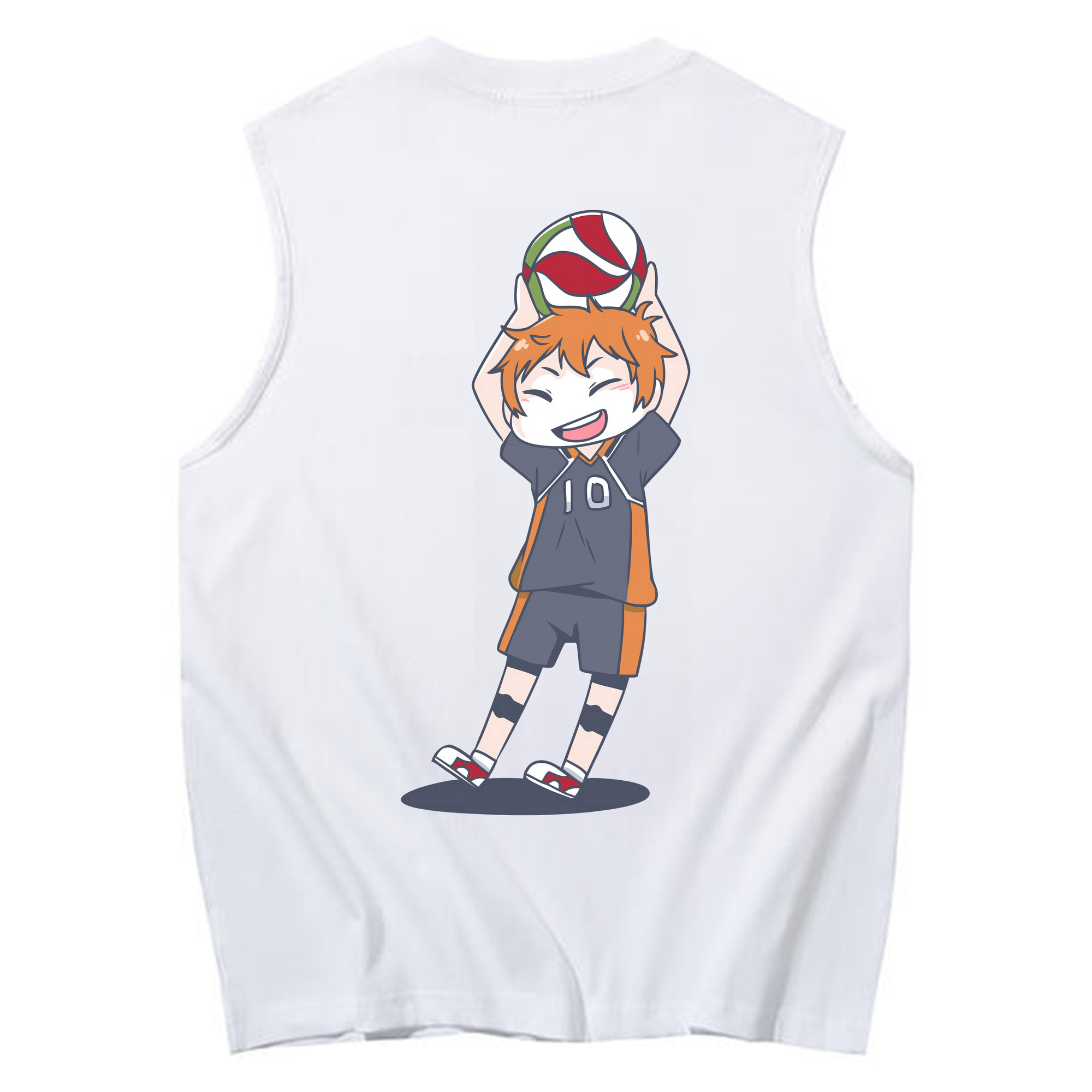 （画像用） ハイキュー!! Haikyu!! コットン100％タンクトップ（背面プリント）