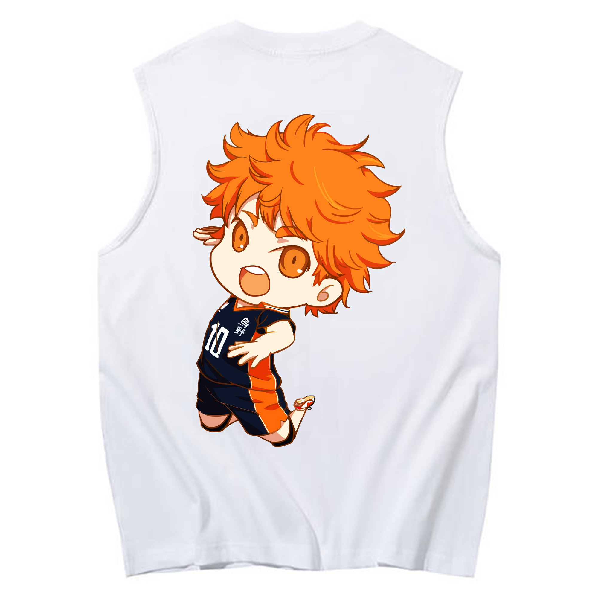 （画像用） ハイキュー!! Haikyu!! コットン100％タンクトップ（背面プリント）