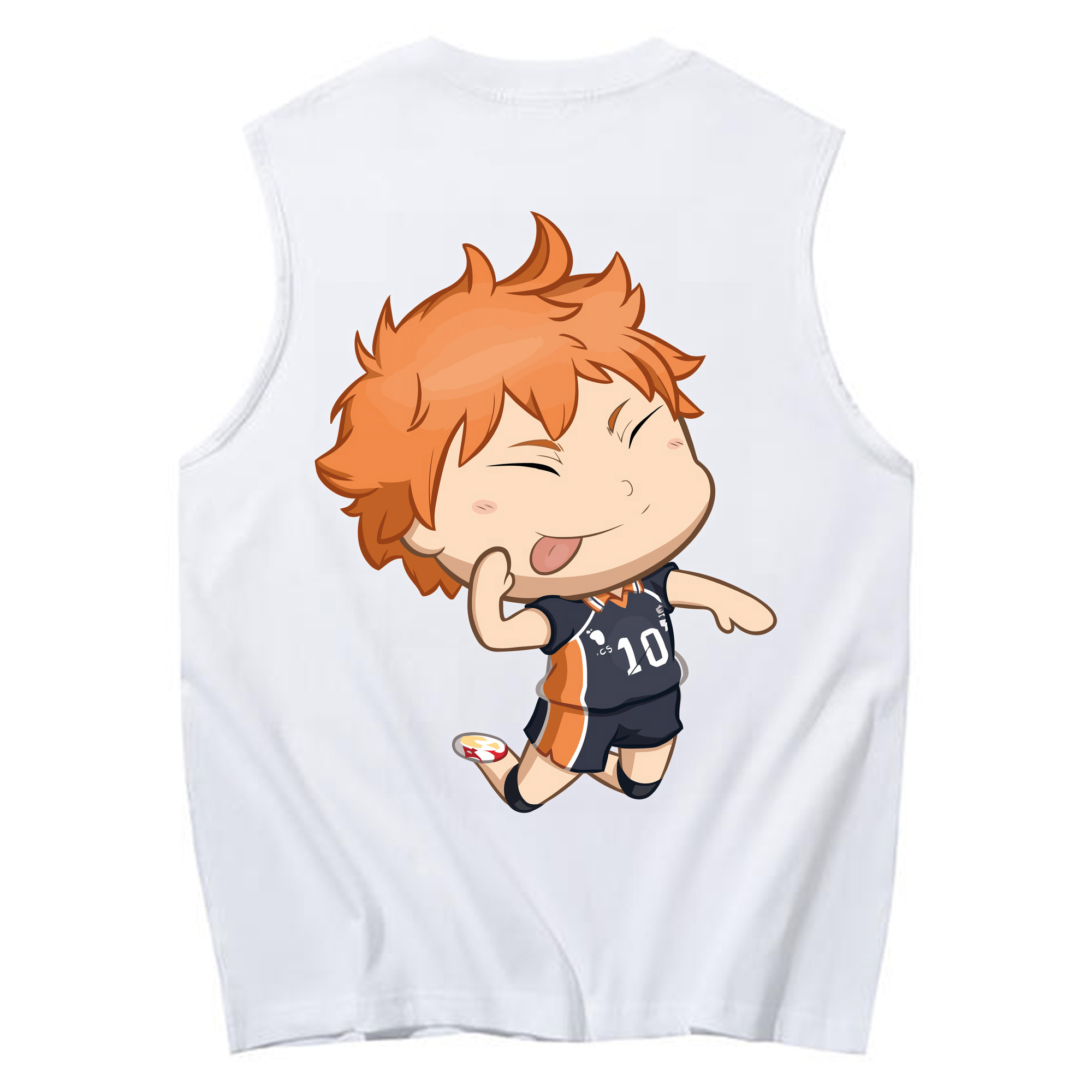 （画像用） ハイキュー!! Haikyu!! コットン100％タンクトップ（背面プリント）