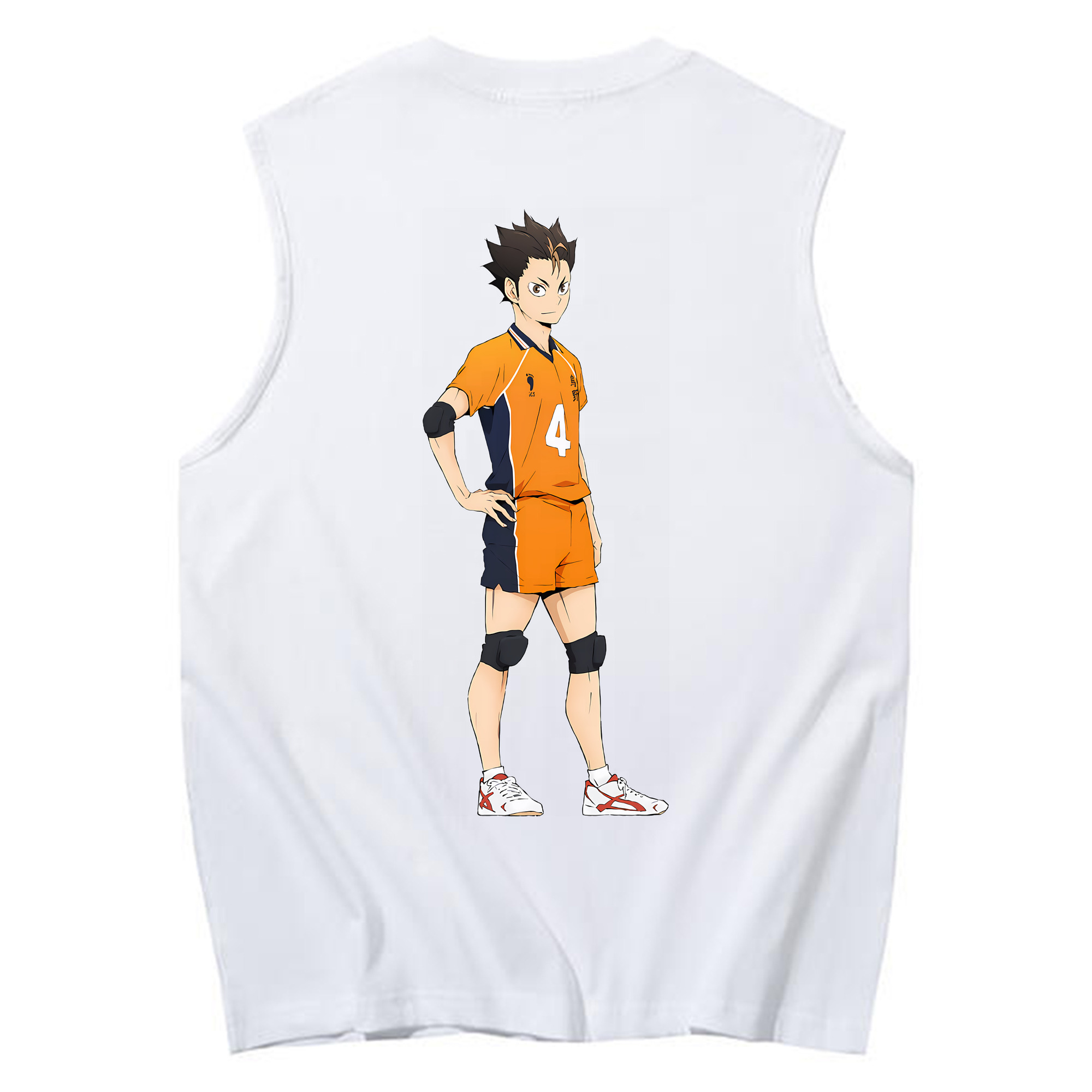 （画像用） ハイキュー!! Haikyu!! コットン100％タンクトップ（背面プリント）