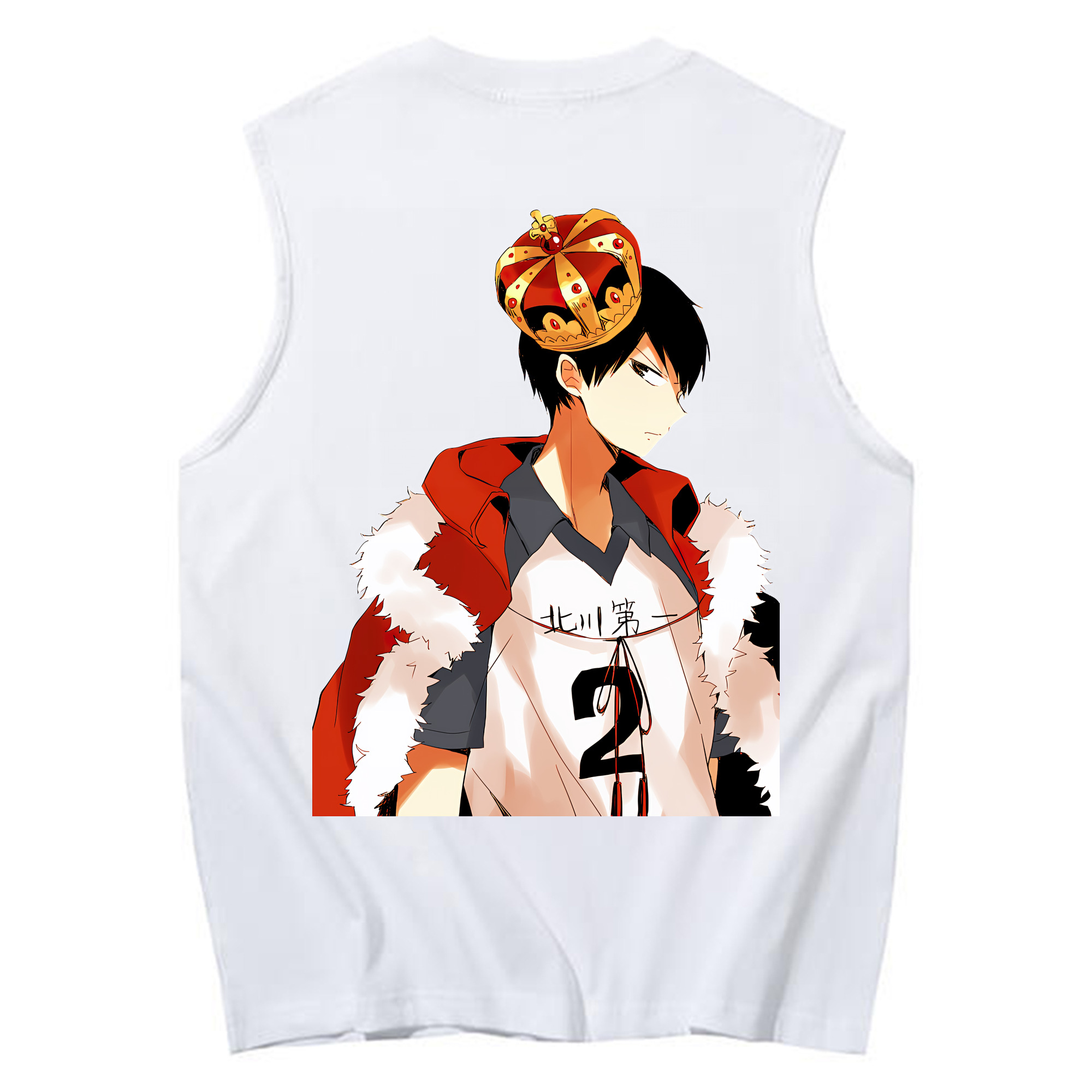 （画像用） ハイキュー!! Haikyu!! コットン100％タンクトップ（背面プリント）