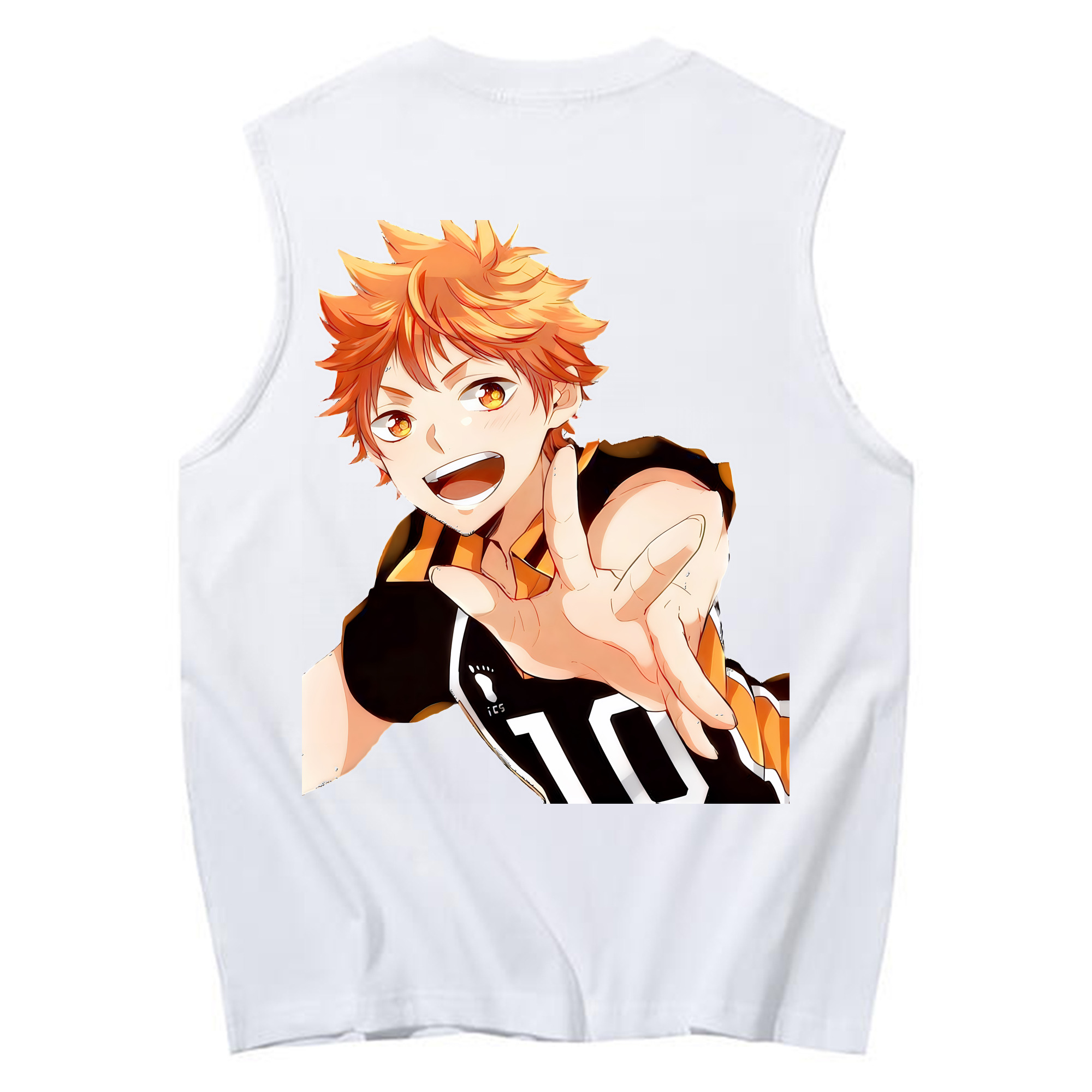 （画像用） ハイキュー!! Haikyu!! コットン100％タンクトップ（背面プリント）