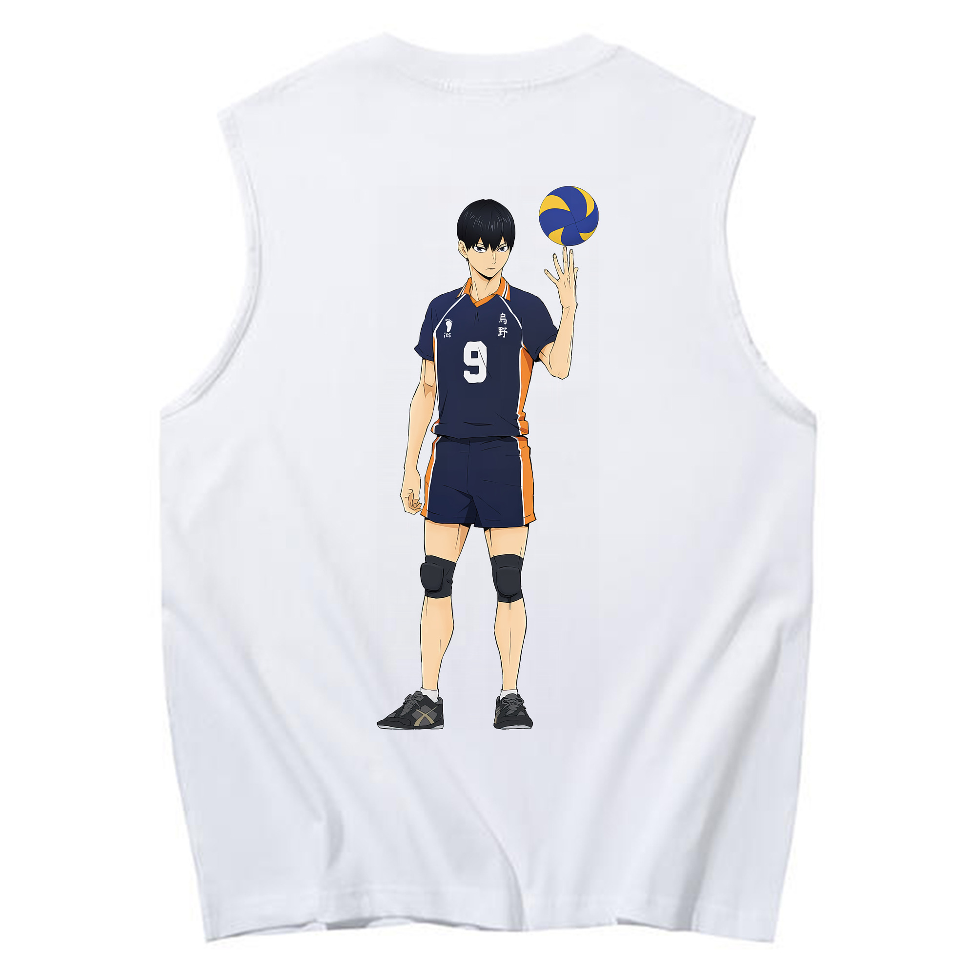 （画像用） ハイキュー!! Haikyu!! コットン100％タンクトップ（背面プリント）