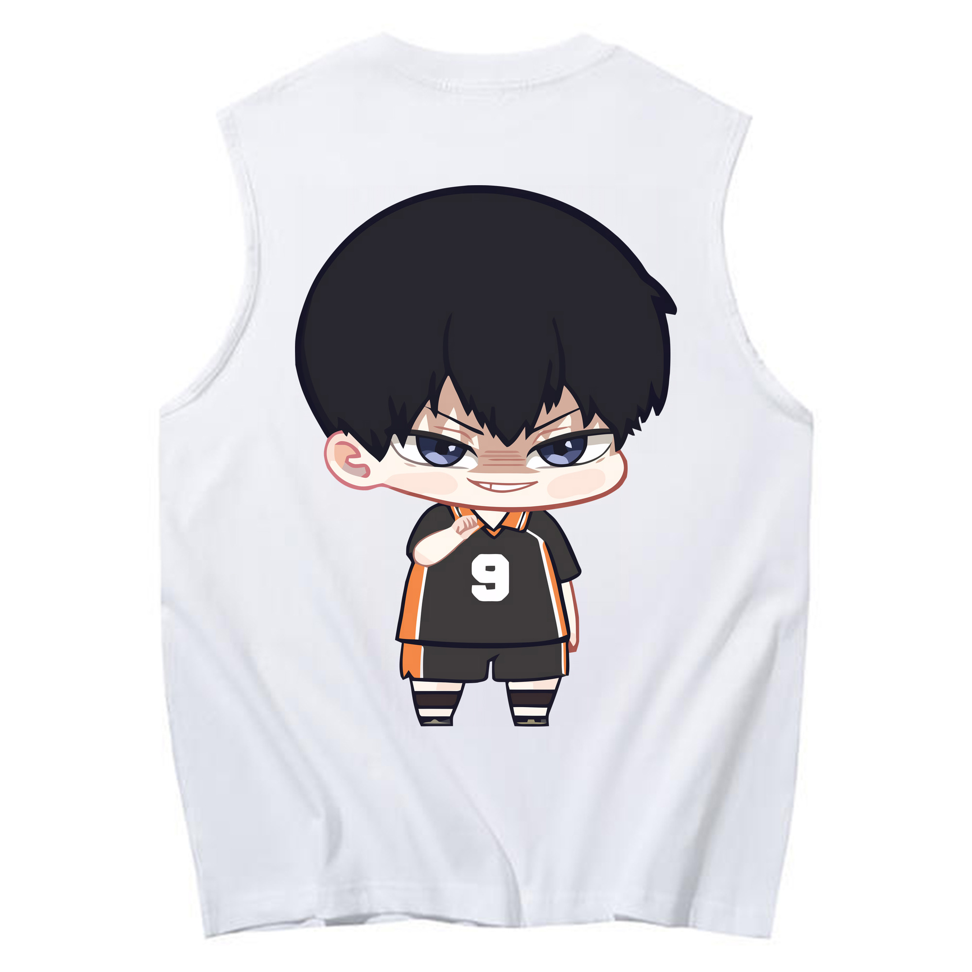 （画像用） ハイキュー!! Haikyu!! コットン100％タンクトップ（背面プリント）