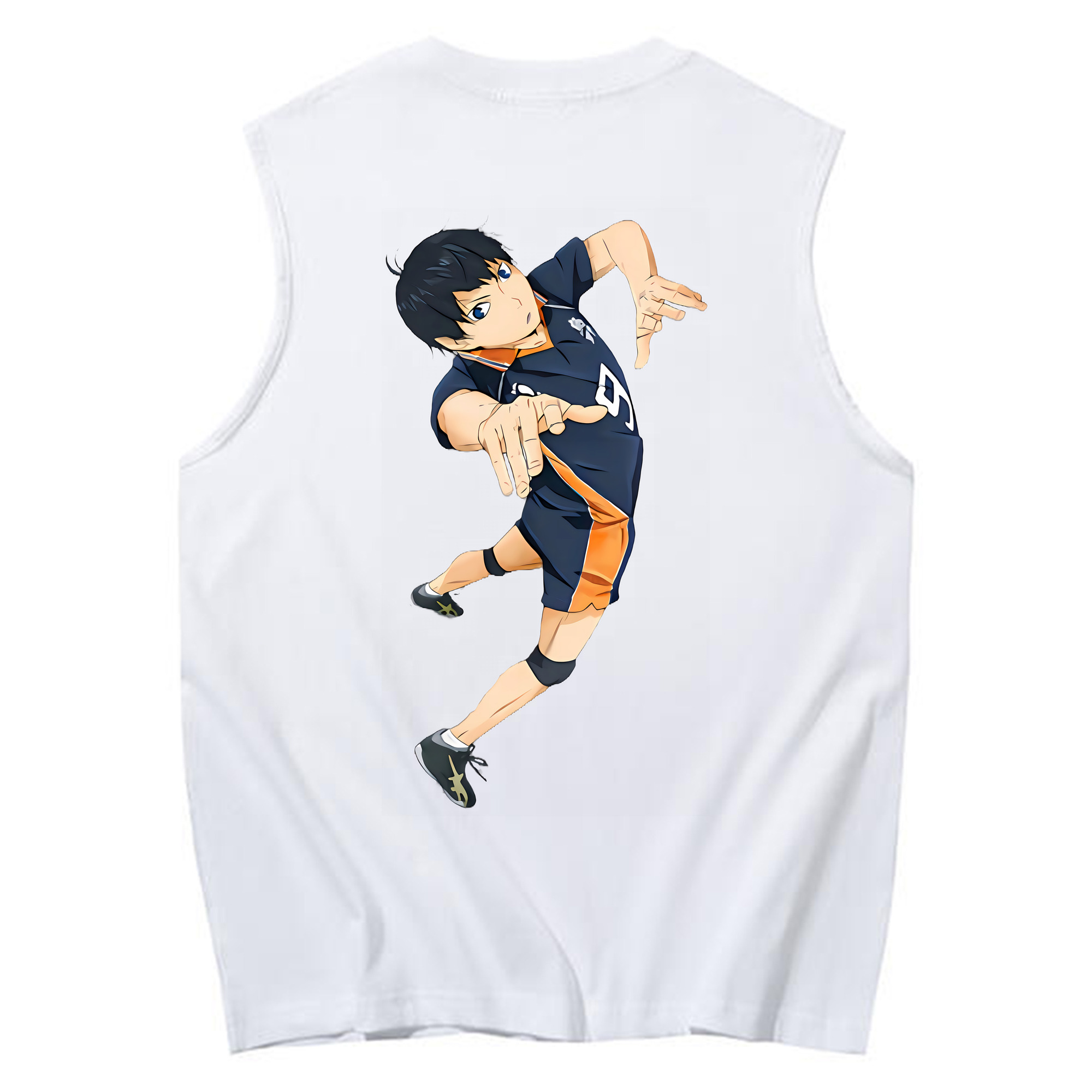 （画像用） ハイキュー!! Haikyu!! コットン100％タンクトップ（背面プリント）