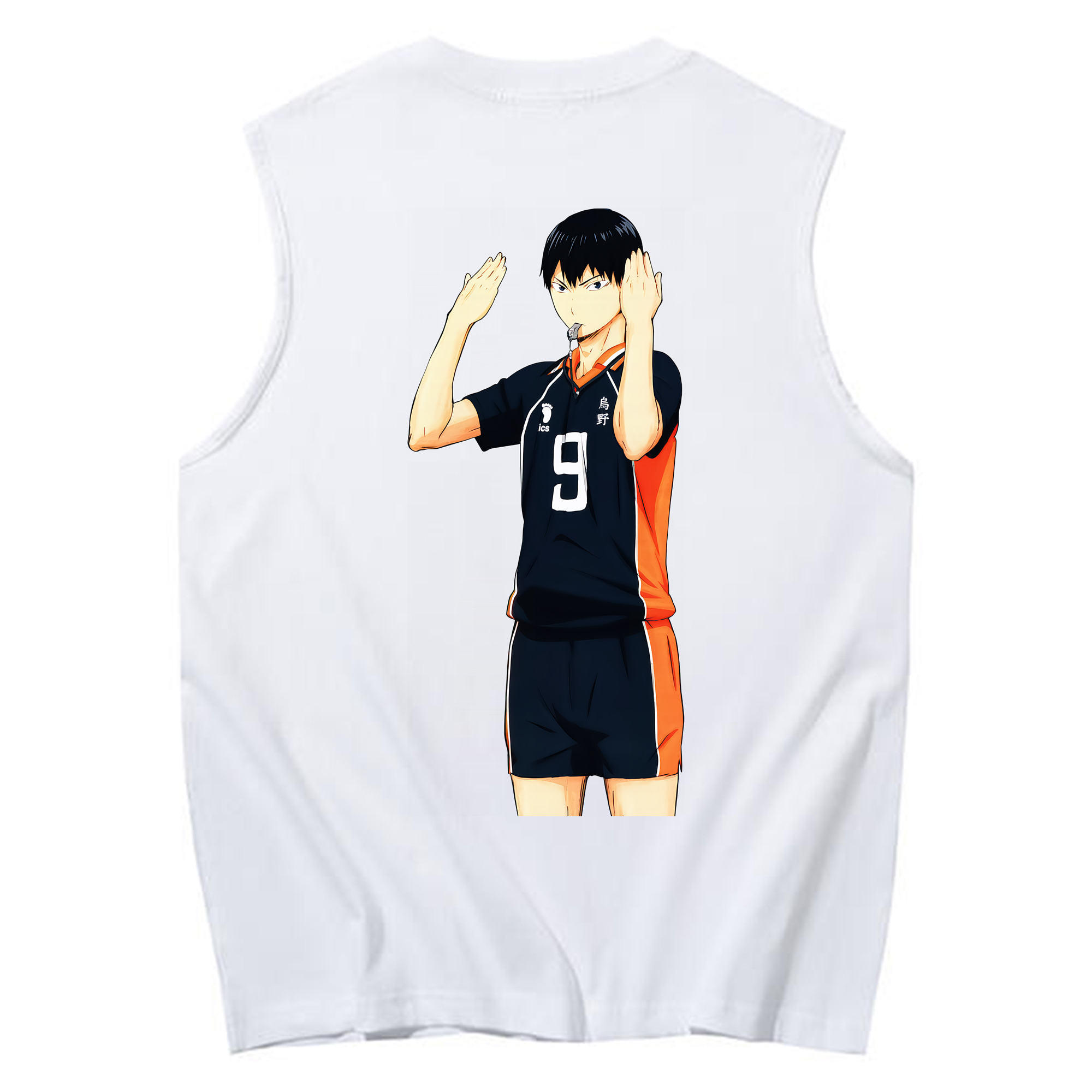 （画像用） ハイキュー!! Haikyu!! コットン100％タンクトップ（背面プリント）