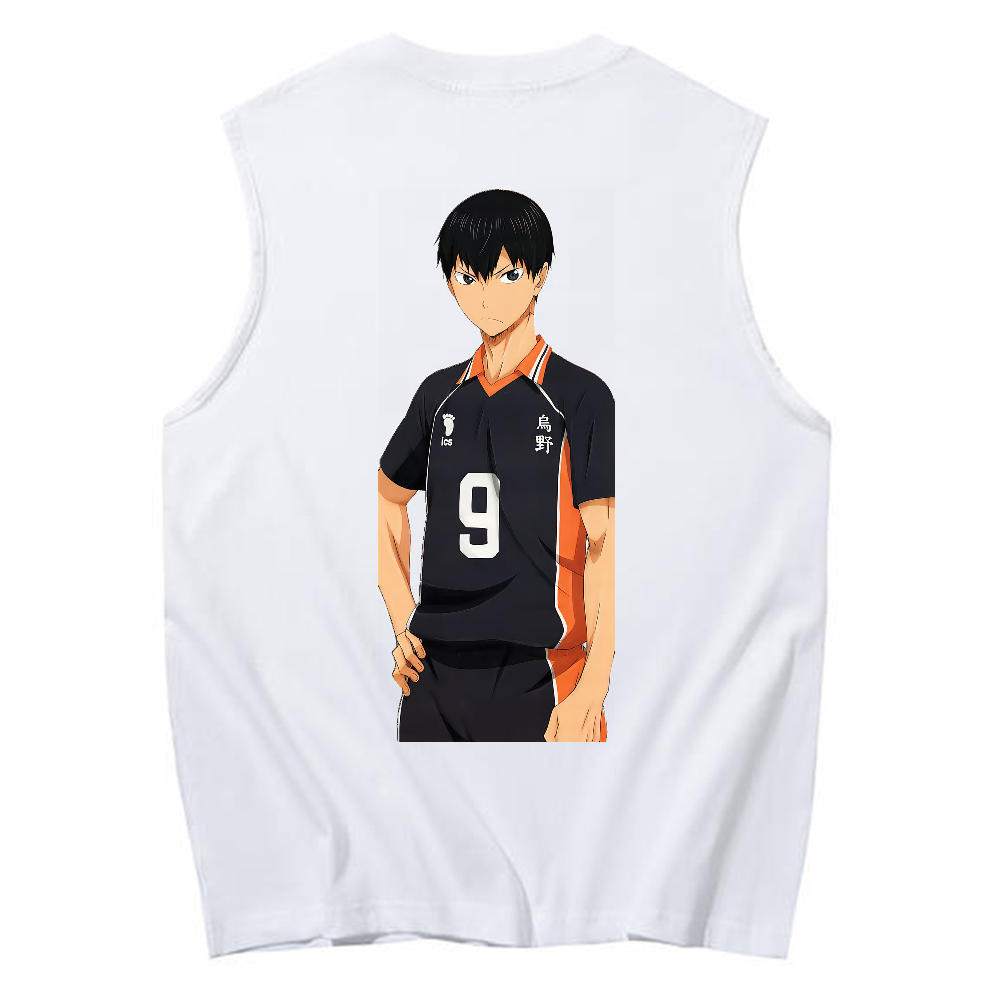 （画像用） ハイキュー!! Haikyu!! コットン100％タンクトップ（背面プリント）