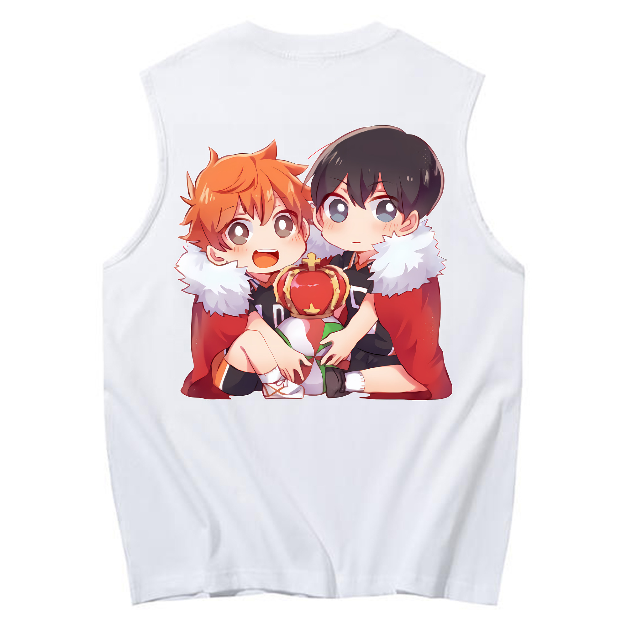 （画像用） ハイキュー!! Haikyu!! コットン100％タンクトップ（背面プリント）