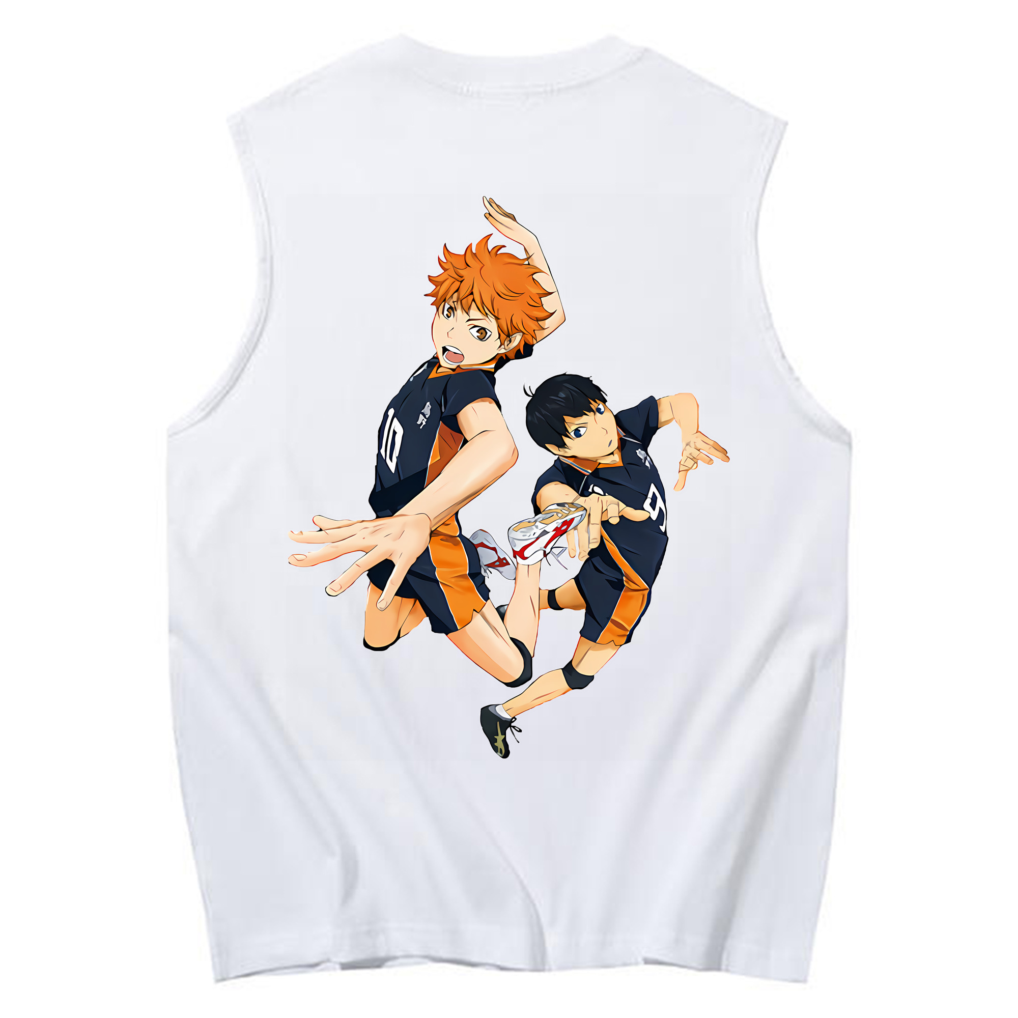 （画像用） ハイキュー!! Haikyu!! コットン100％タンクトップ（背面プリント）