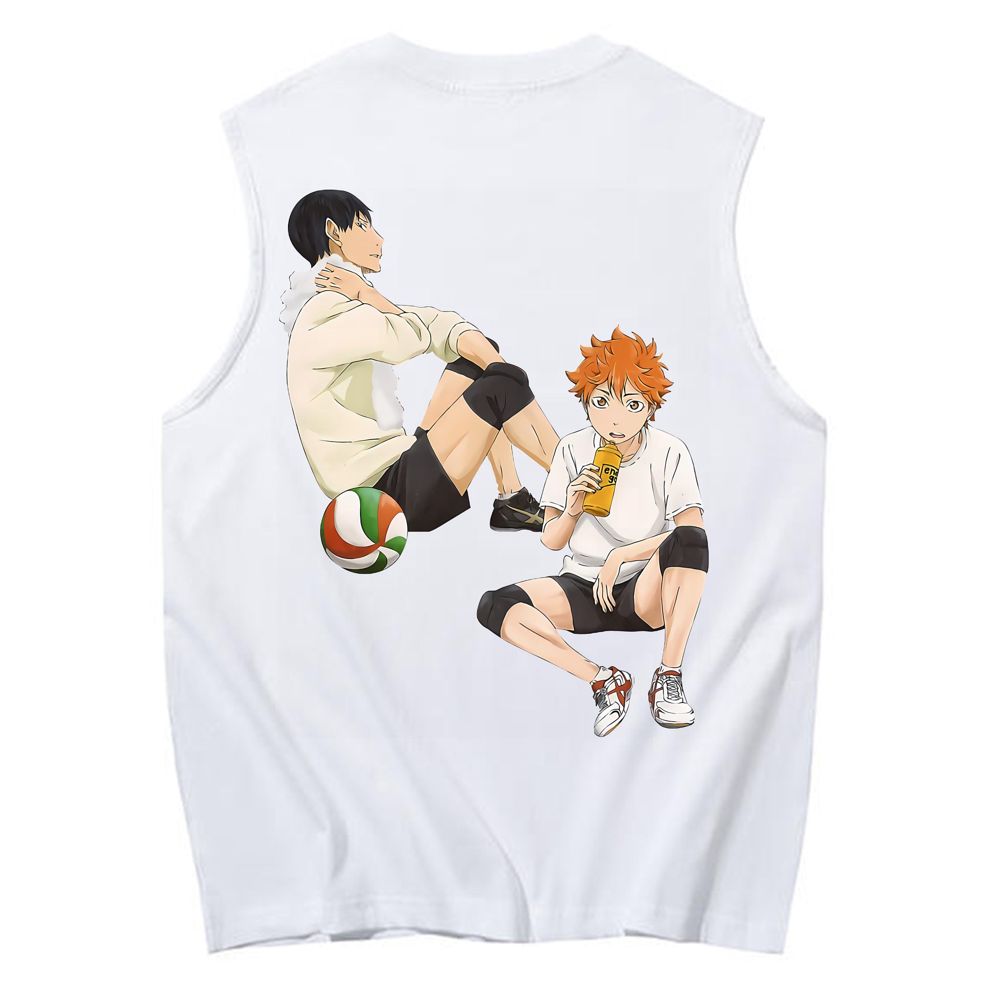 （画像用） ハイキュー!! Haikyu!! コットン100％タンクトップ（背面プリント）