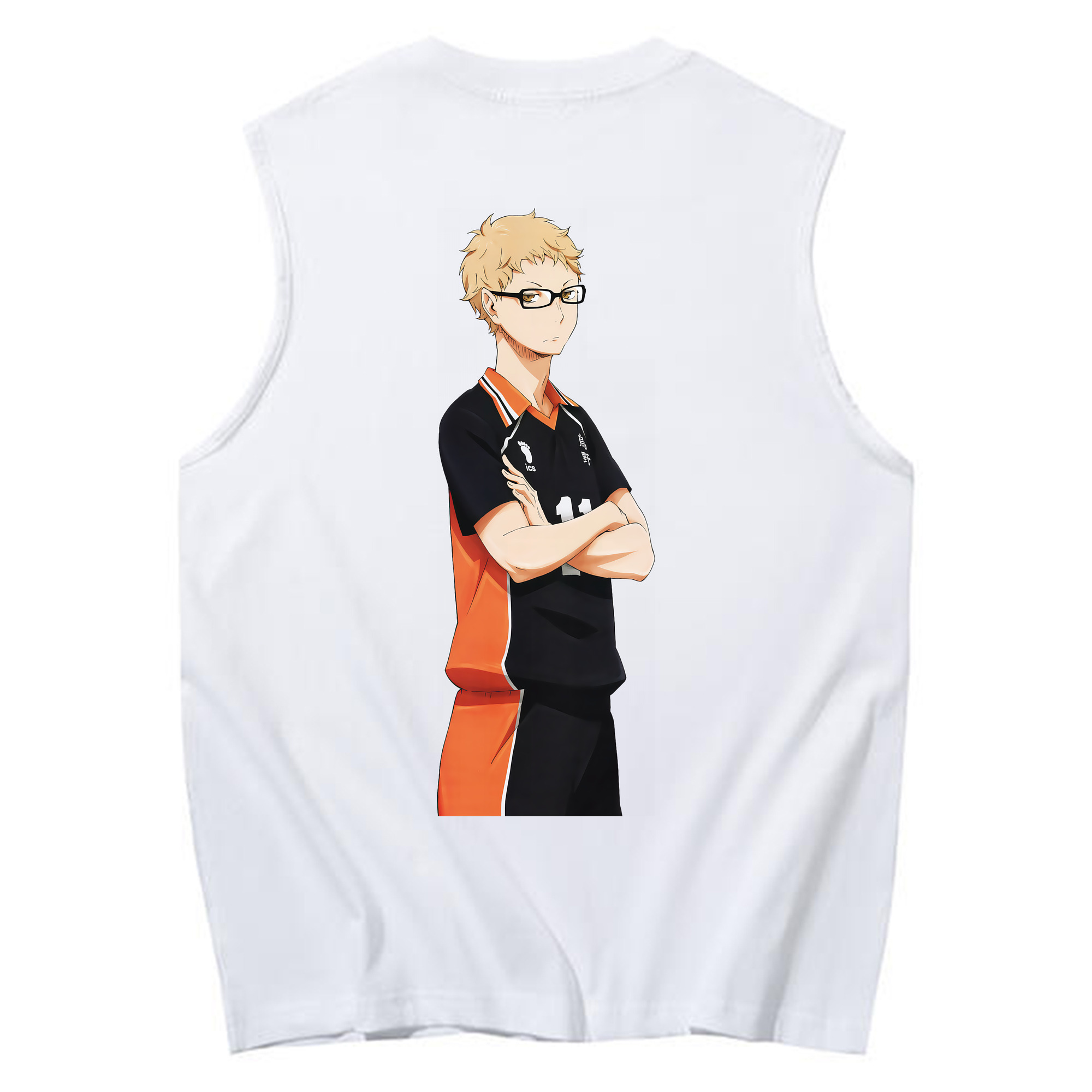 （画像用） ハイキュー!! Haikyu!! コットン100％タンクトップ（背面プリント）