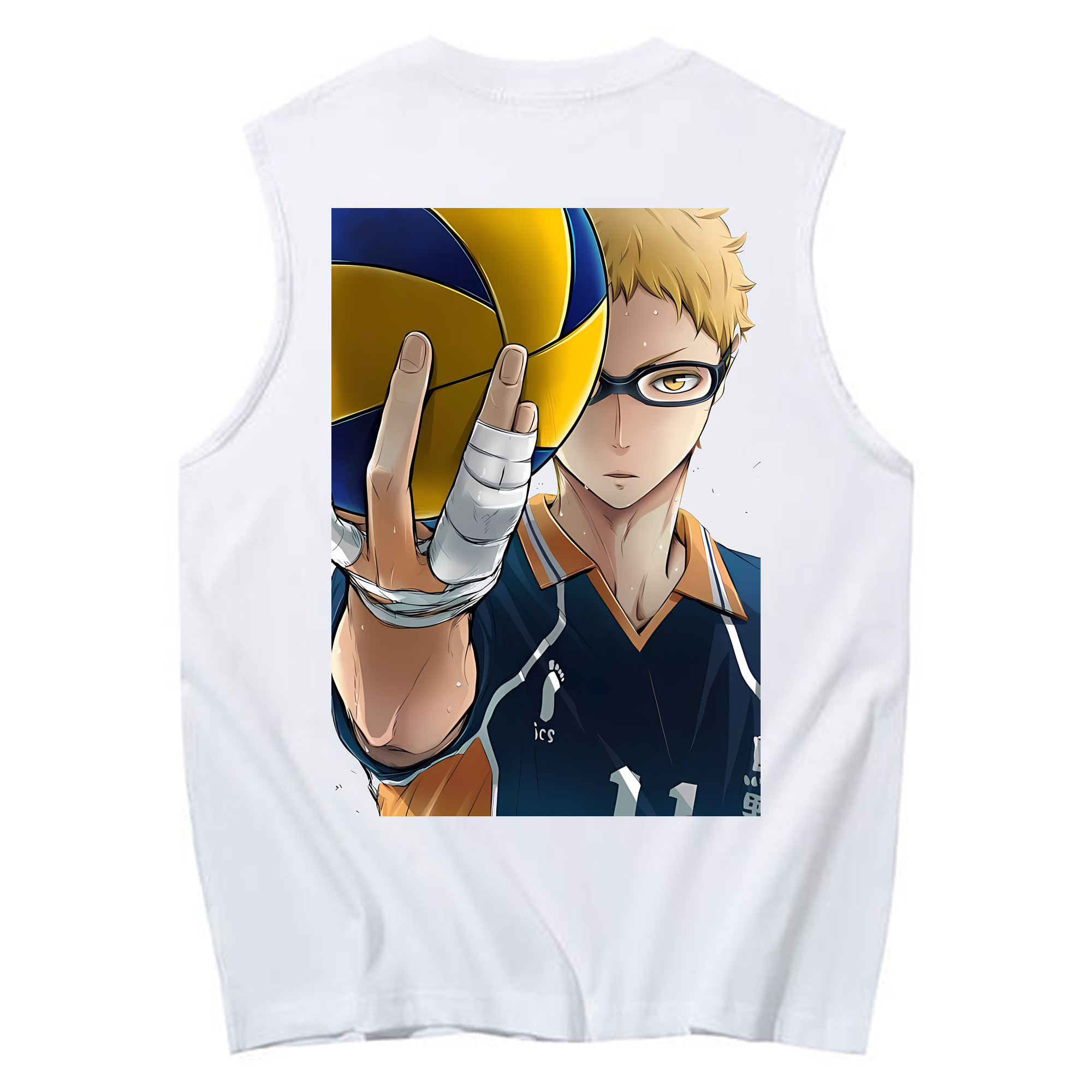（画像用） ハイキュー!! Haikyu!! コットン100％タンクトップ（背面プリント）