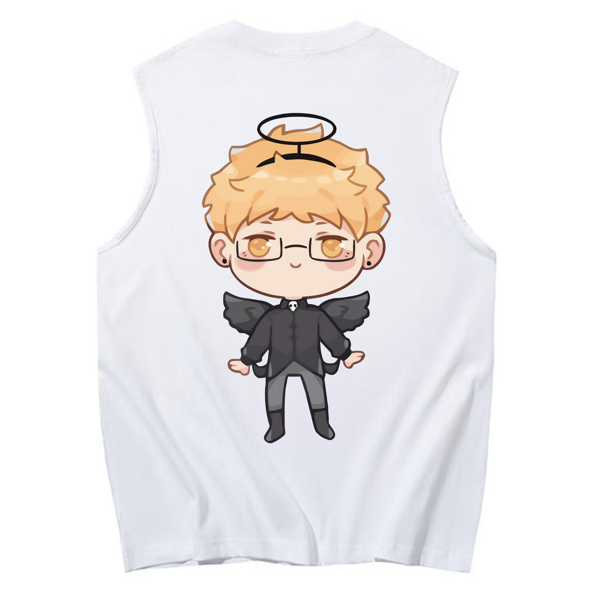 （画像用） ハイキュー!! Haikyu!! コットン100％タンクトップ（背面プリント）