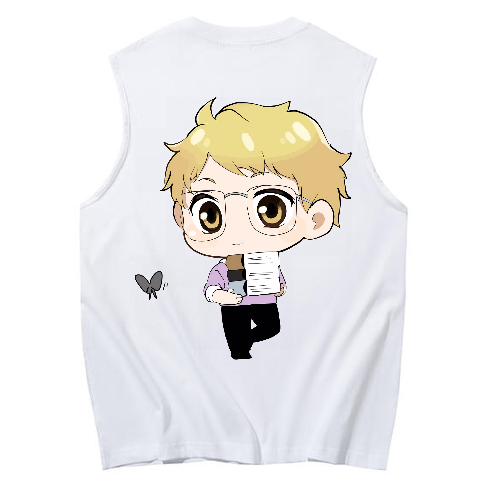 （画像用） ハイキュー!! Haikyu!! コットン100％タンクトップ（背面プリント）